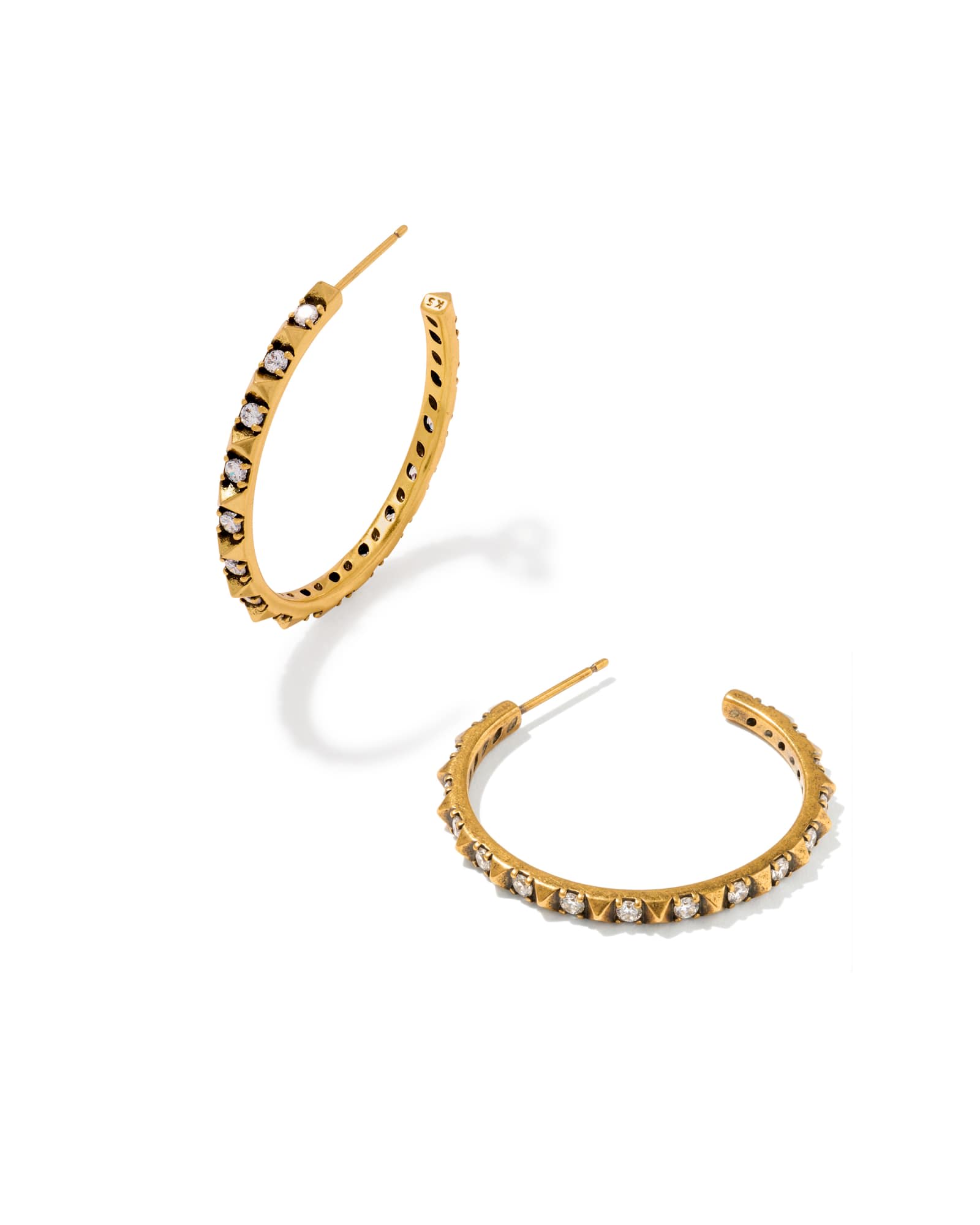 Fate Vintage Gold Hoop Earrings