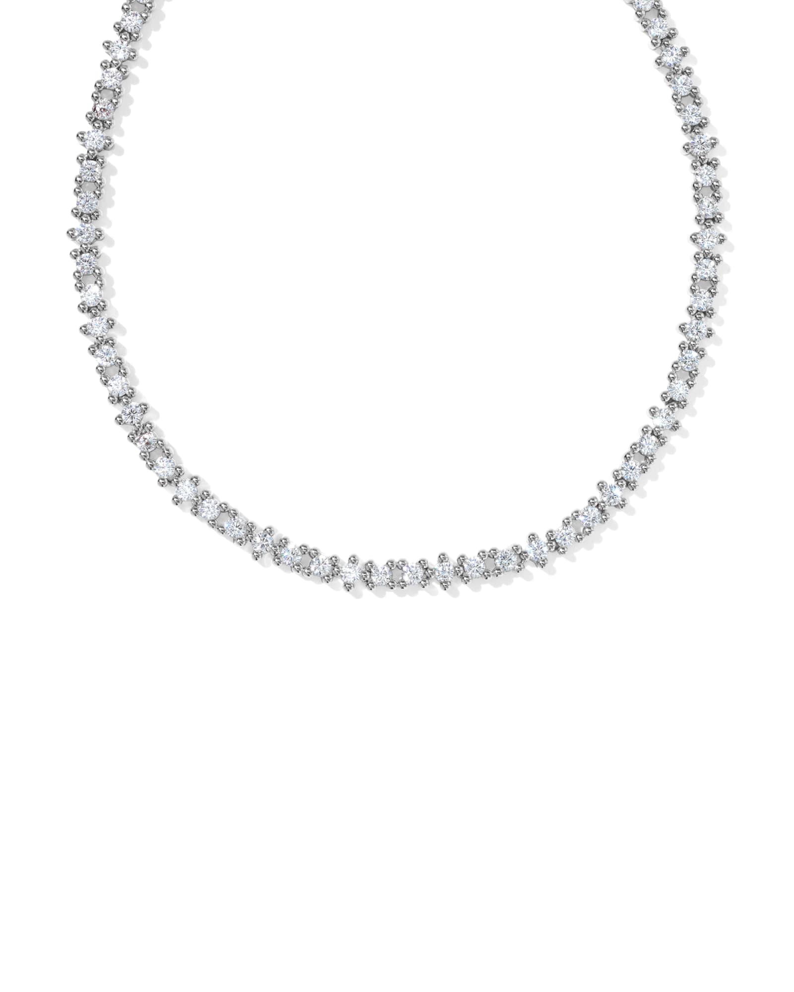 Fate Silver Tennis Necklace