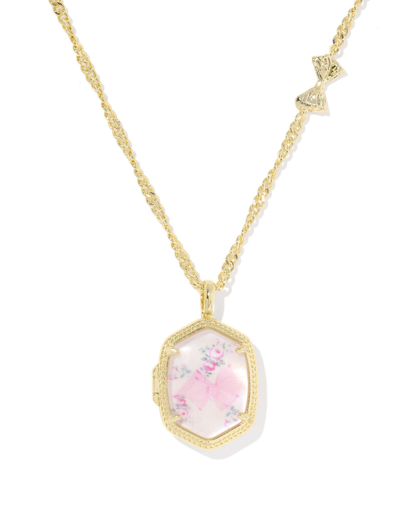 Kendra Scott x LoveShackFancy Daphne Gold Locket Necklace