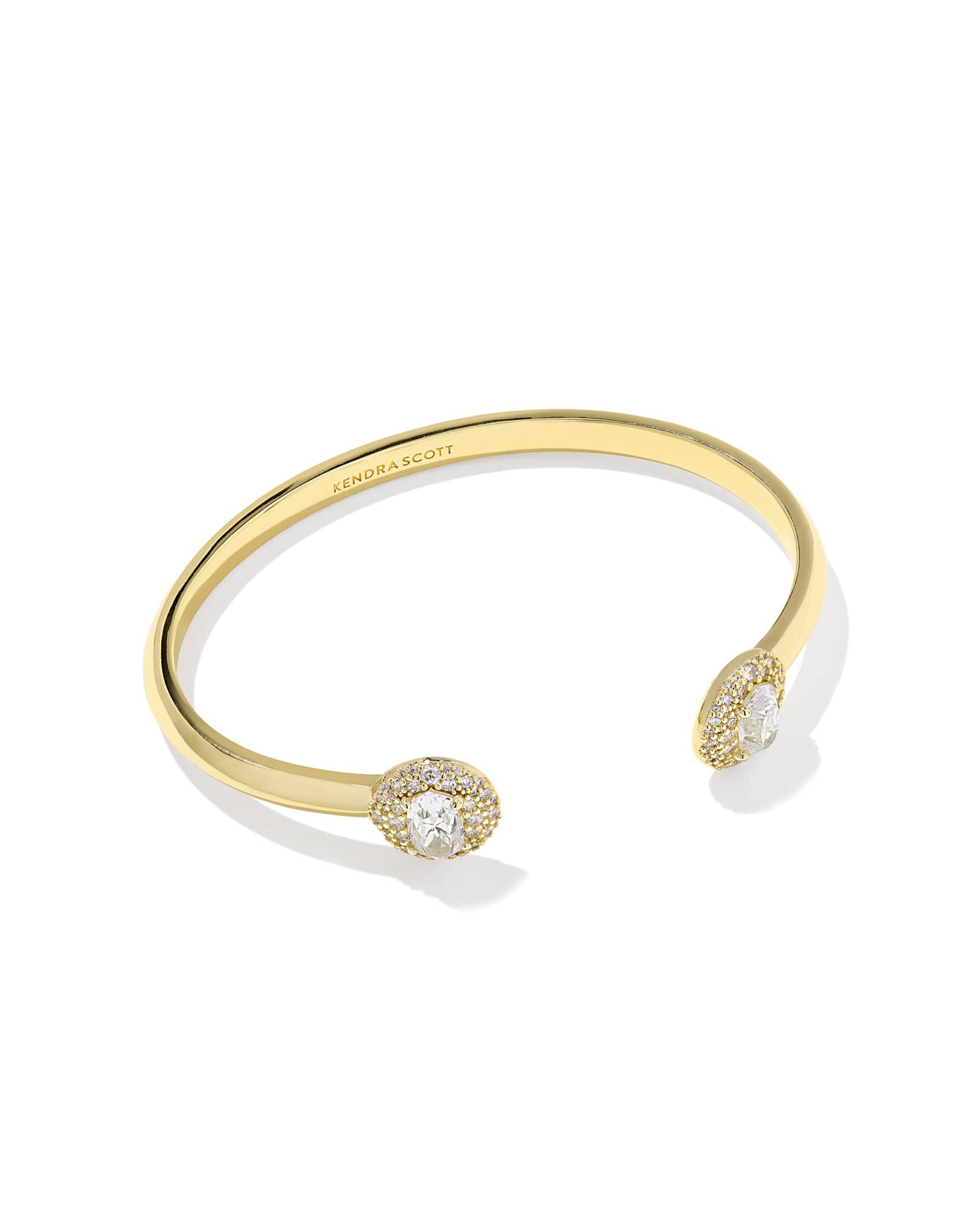 Kendra Scott Bella Gold Cuff Bracelet | Cubic Zirconia/Metal