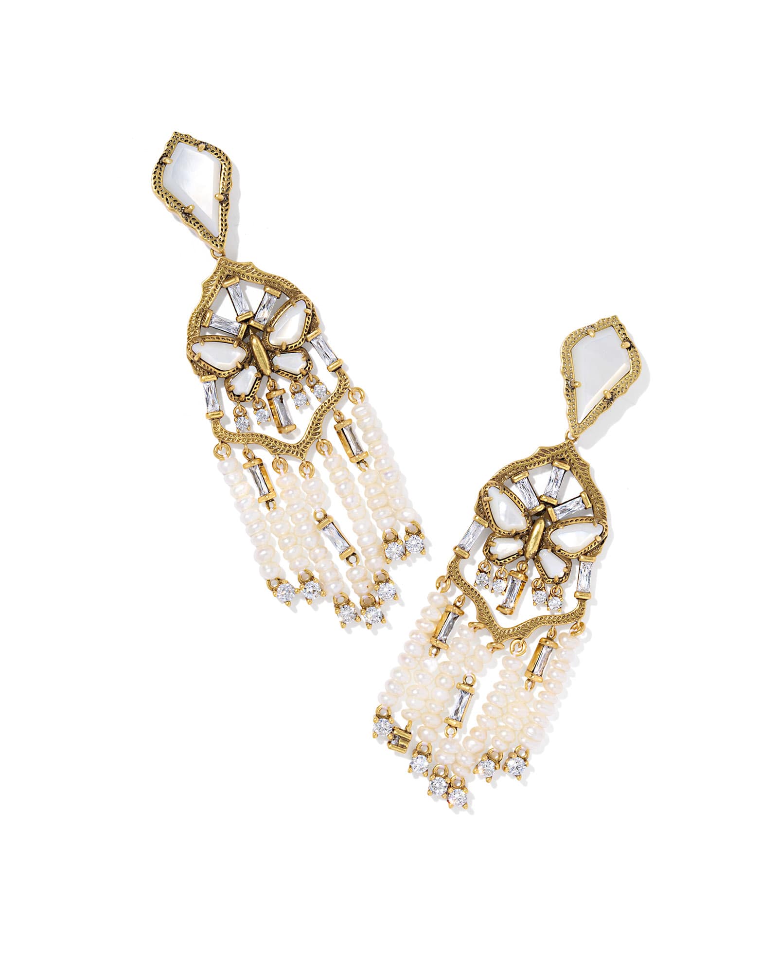 Dolly Parton x Kendra Scott Butterfly Vintage Gold Convertible Statement Earrings | Mix