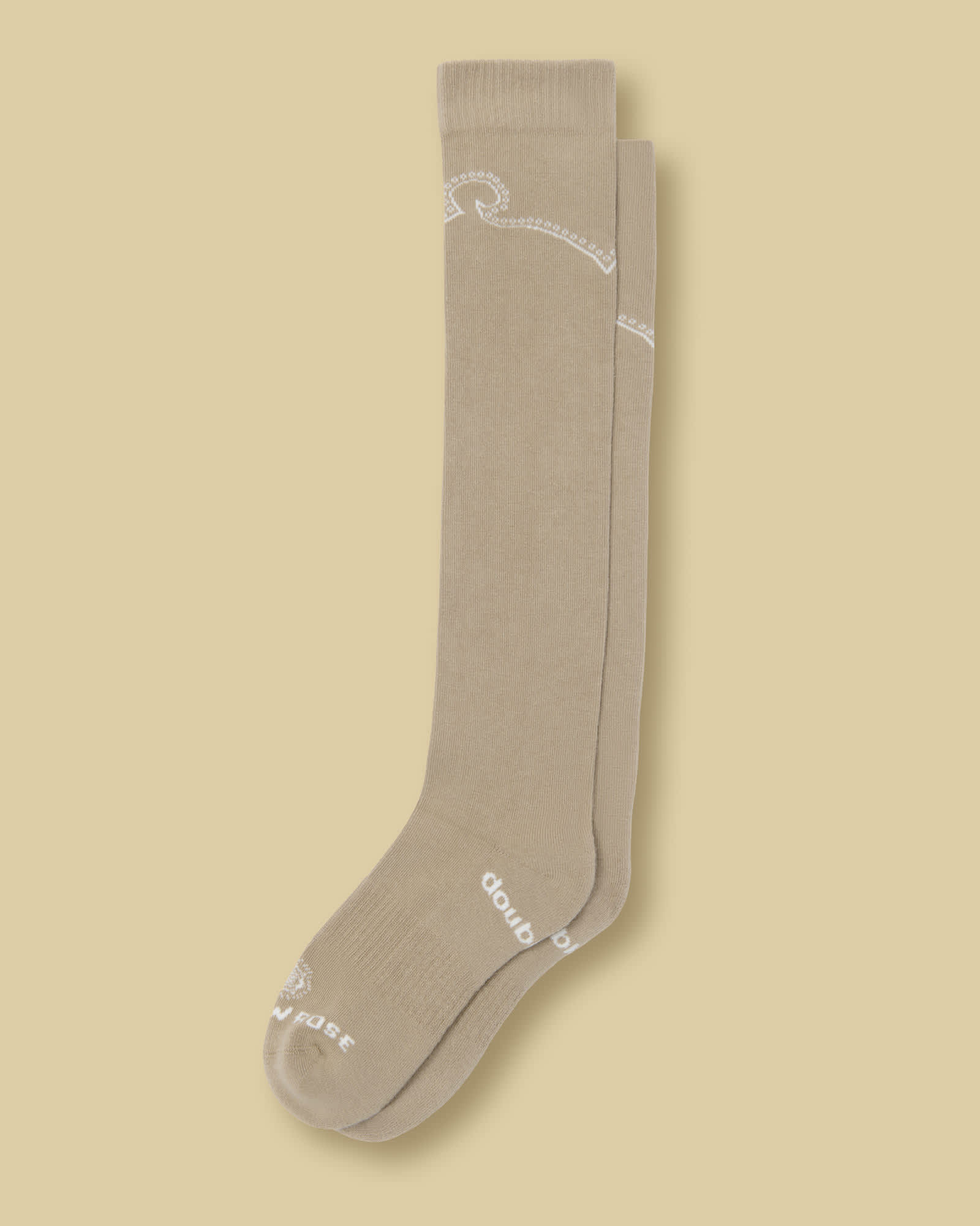 Kendra Scott YR x Doublesoul Ultra High Boot Stitch Sock | Cotton