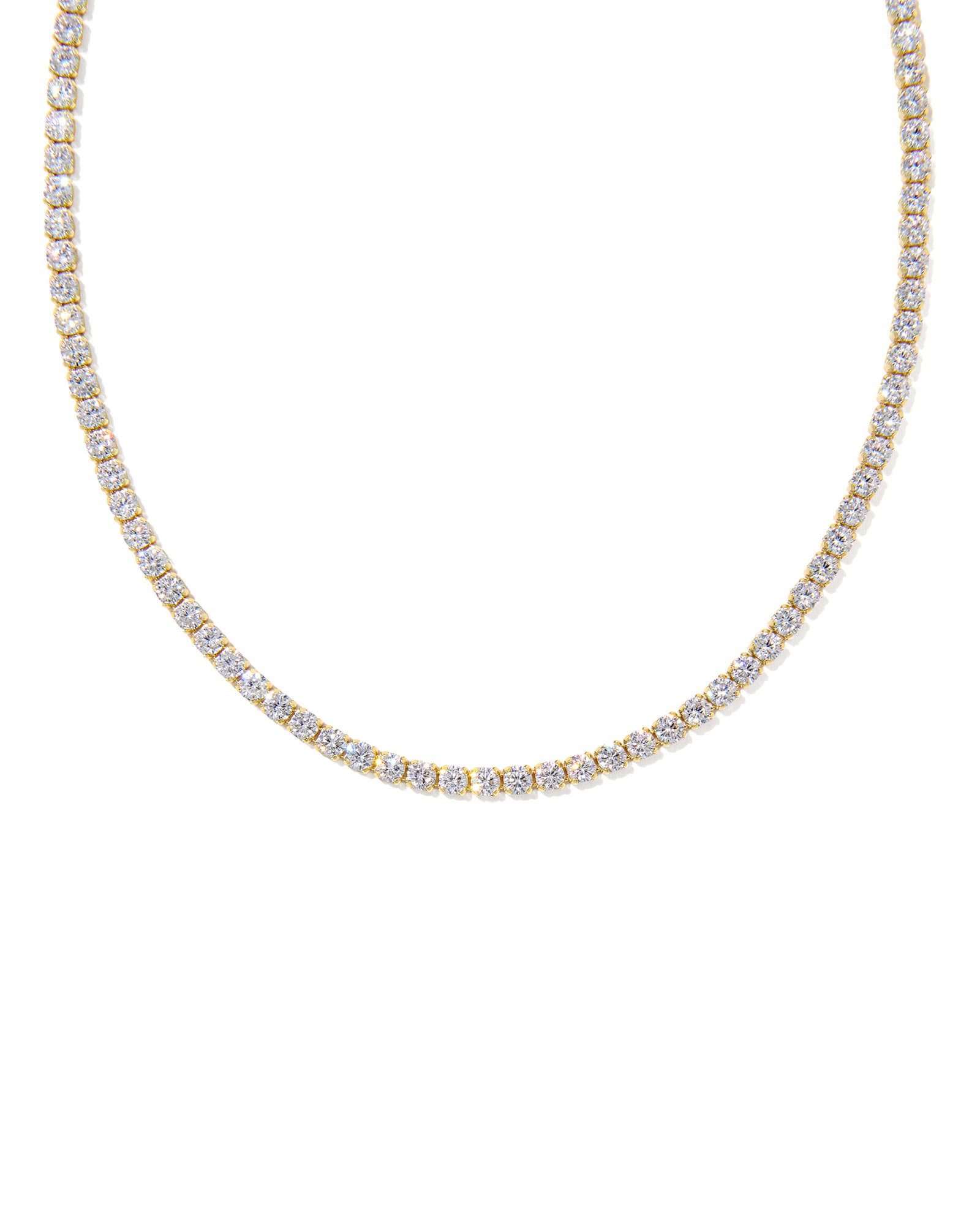 Kendra Scott Renee Gold Tennis Necklace | Cubic Zirconia