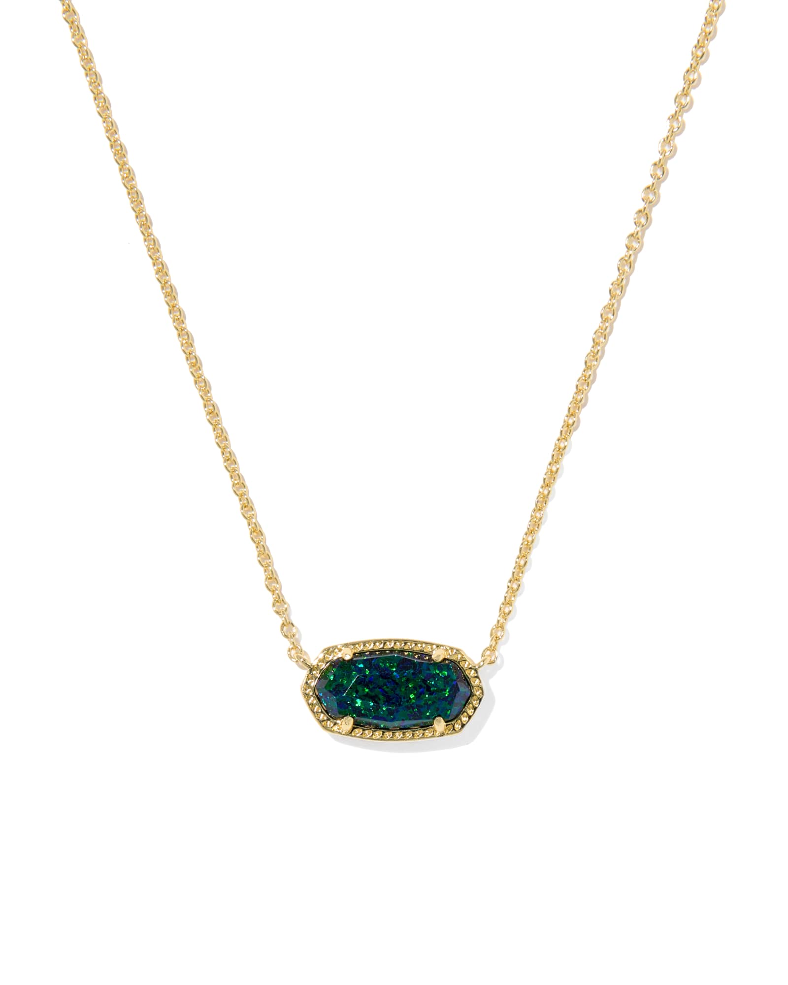 Kendra Scott Elisa Gold Pendant Necklace | Kyocera Opal