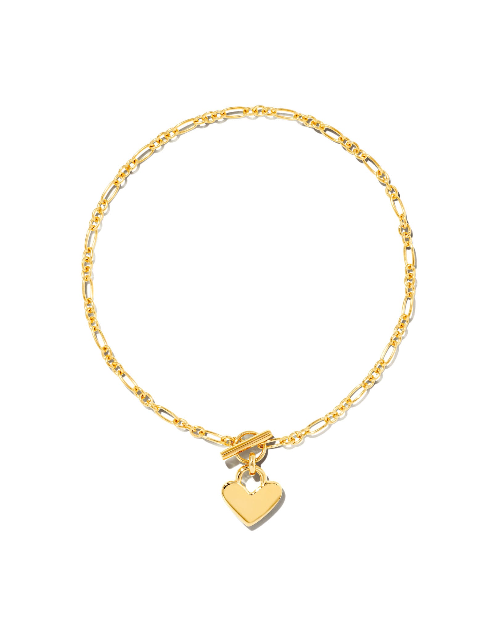 Kendra Scott Heart Padlock Chain Bracelet in 18k Gold Vermeil | Sterling Silver