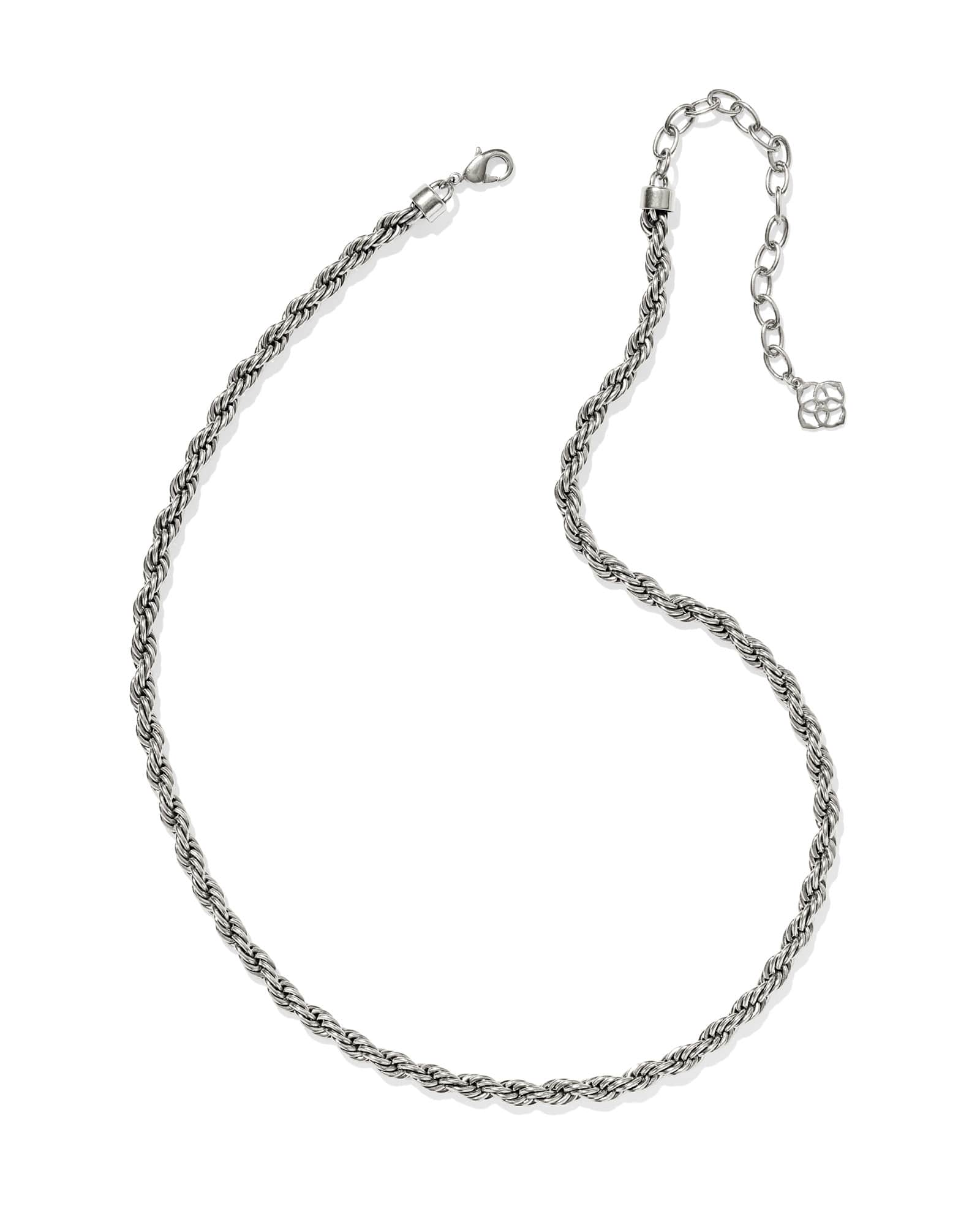 Kendra-Scott-Noble-Rope-Link-Chain-Necklace-VIntage-Silver-01