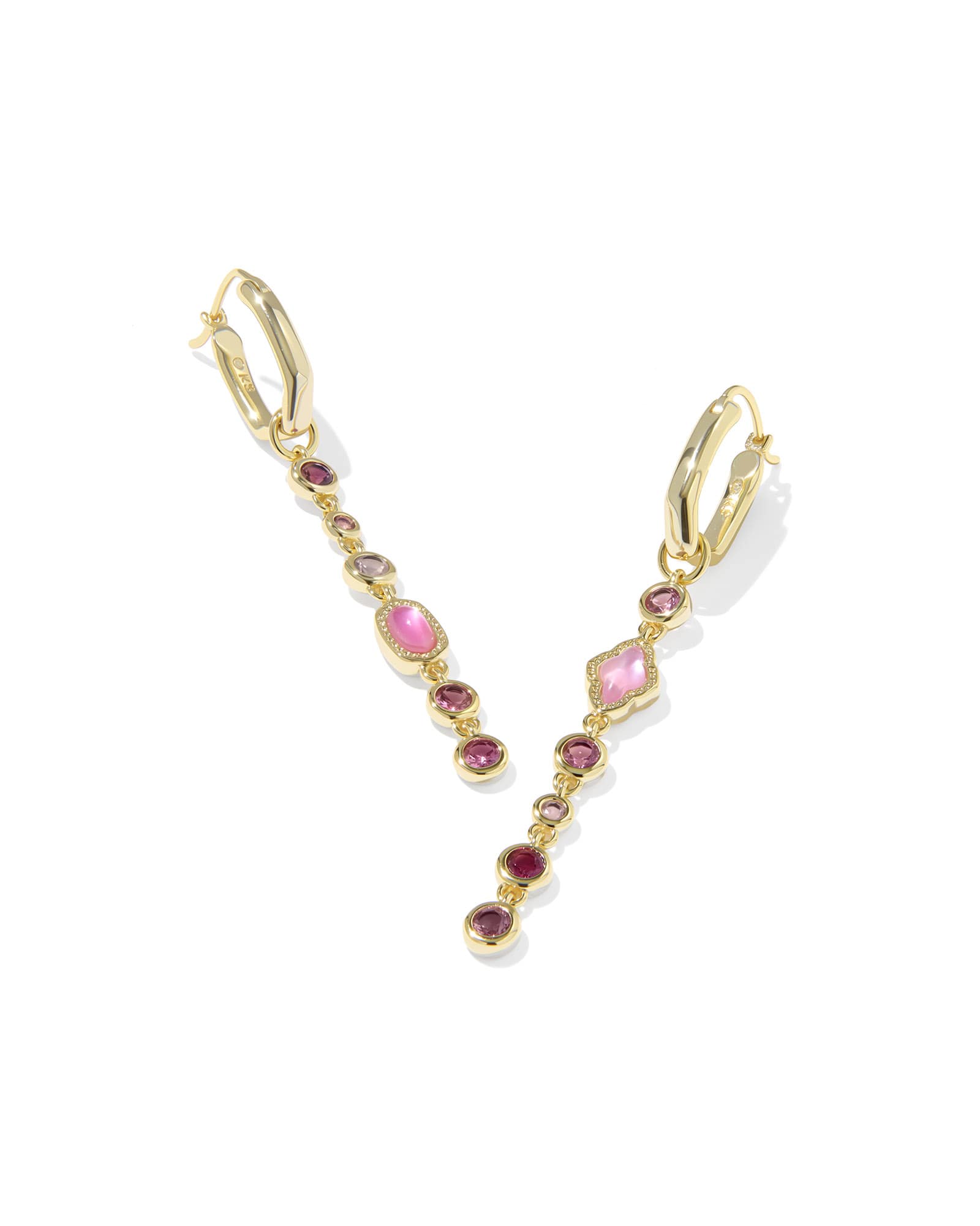 Kendra Scott Mini Elisa Abbie Gold Convertible Huggie Earrings | Mix