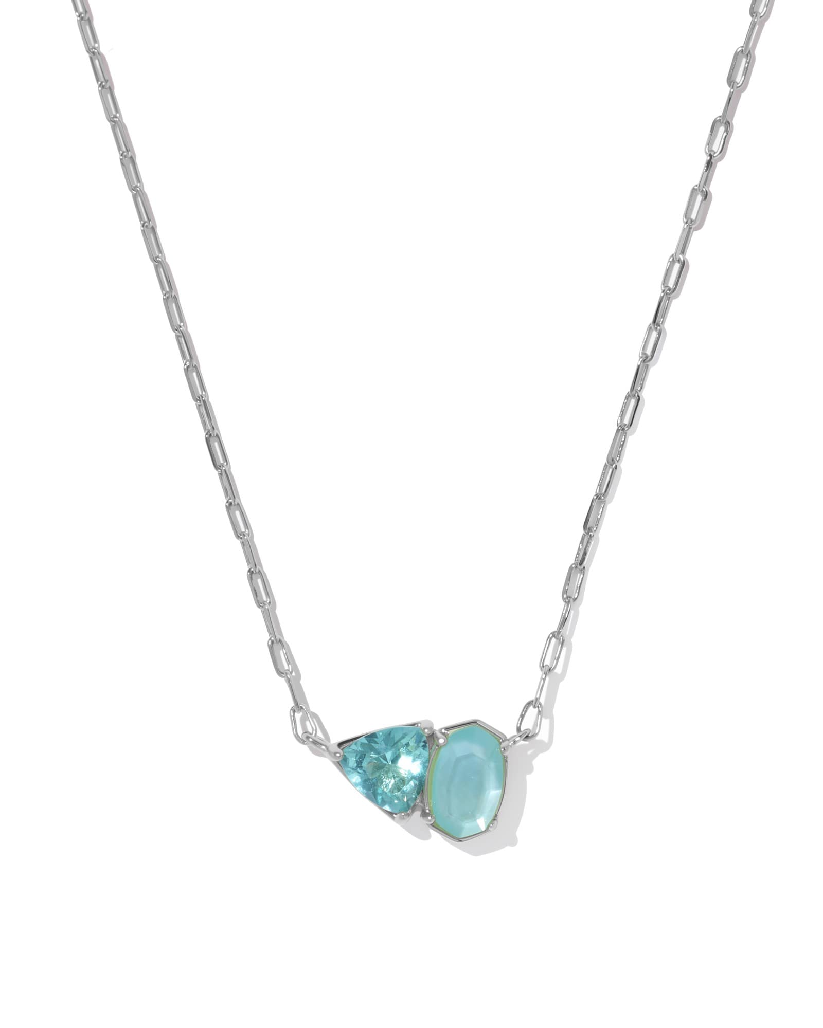 Kendra Scott Tatum December Short Pendant Necklace | Mix/Metal Rhodium