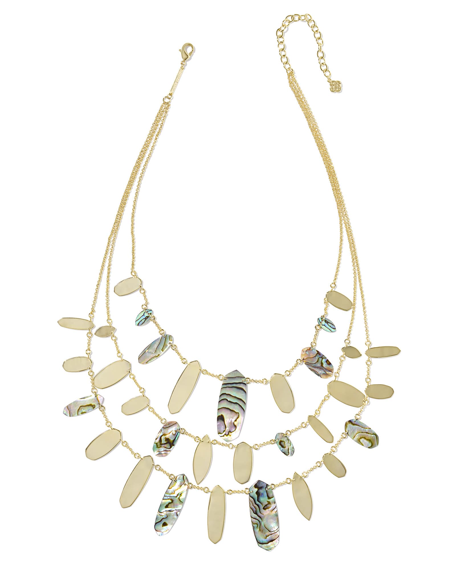 Kendra Scott Gwen Gold Statement Necklace | Shell