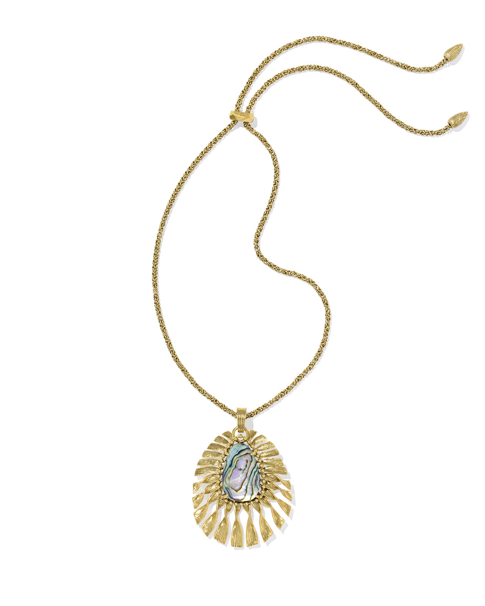 Kendra-Scott-Zahara-Large-Long-Pendant-Necklace-Vintage-Gold-Abalone-01