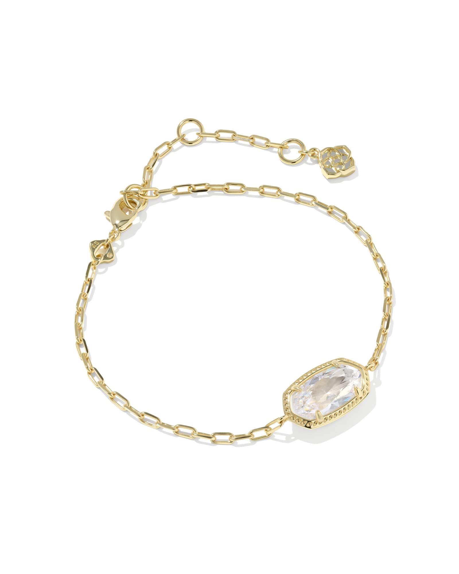 Kendra Scott Elaina Luxe Gold Chain Bracelet | Cubic Zirconia