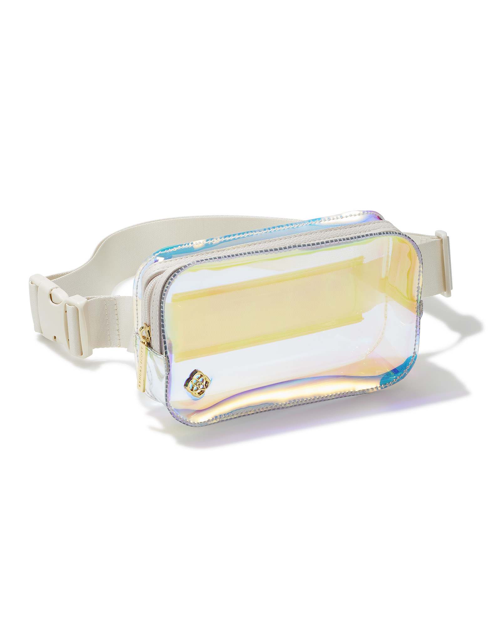 Kendra Scott Clear Belt Bag in Clear Iridescent | Pu (Polyurethane)