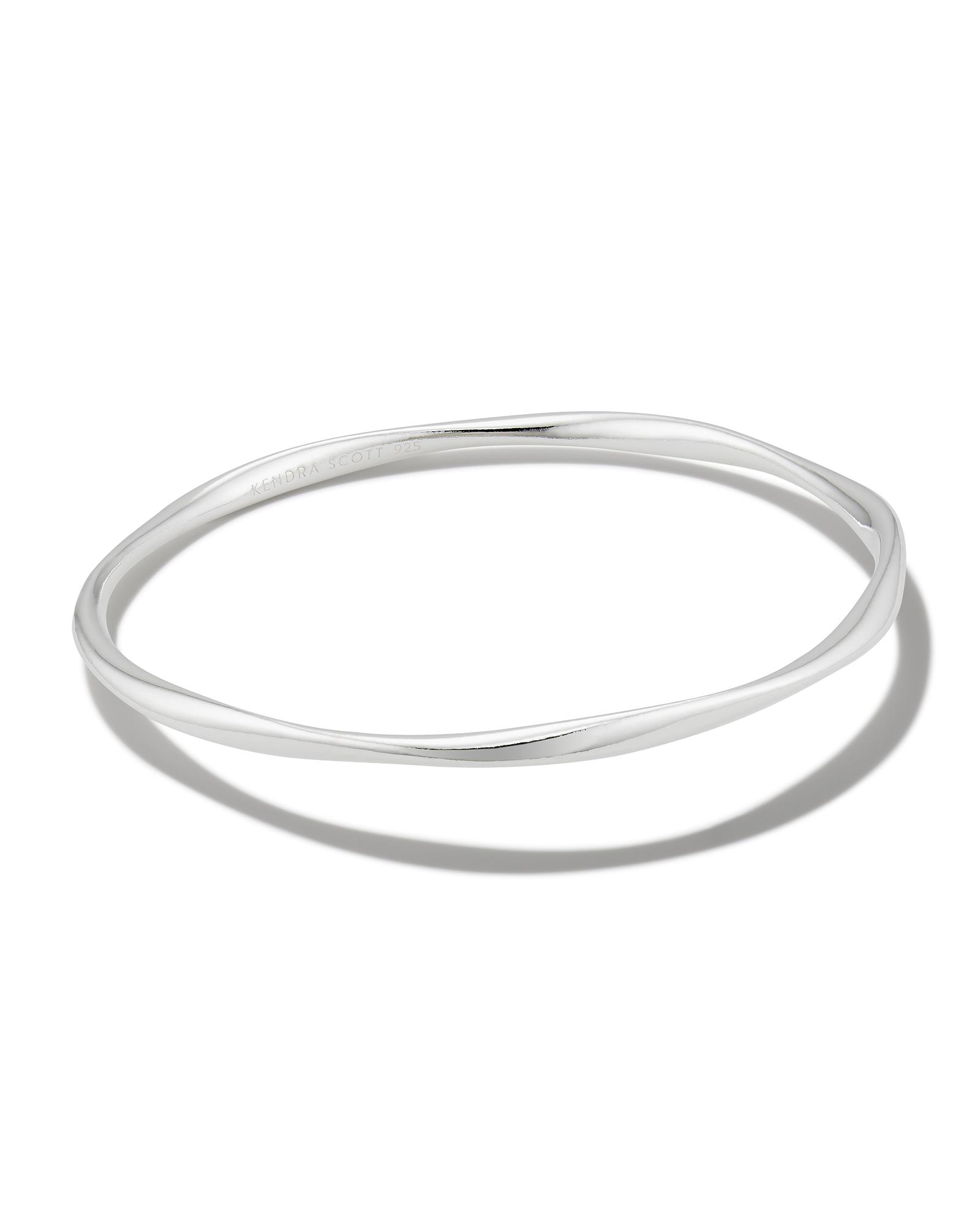 Kendra Scott Aspen Bangle Bracelet in Sterling Silver | Metal