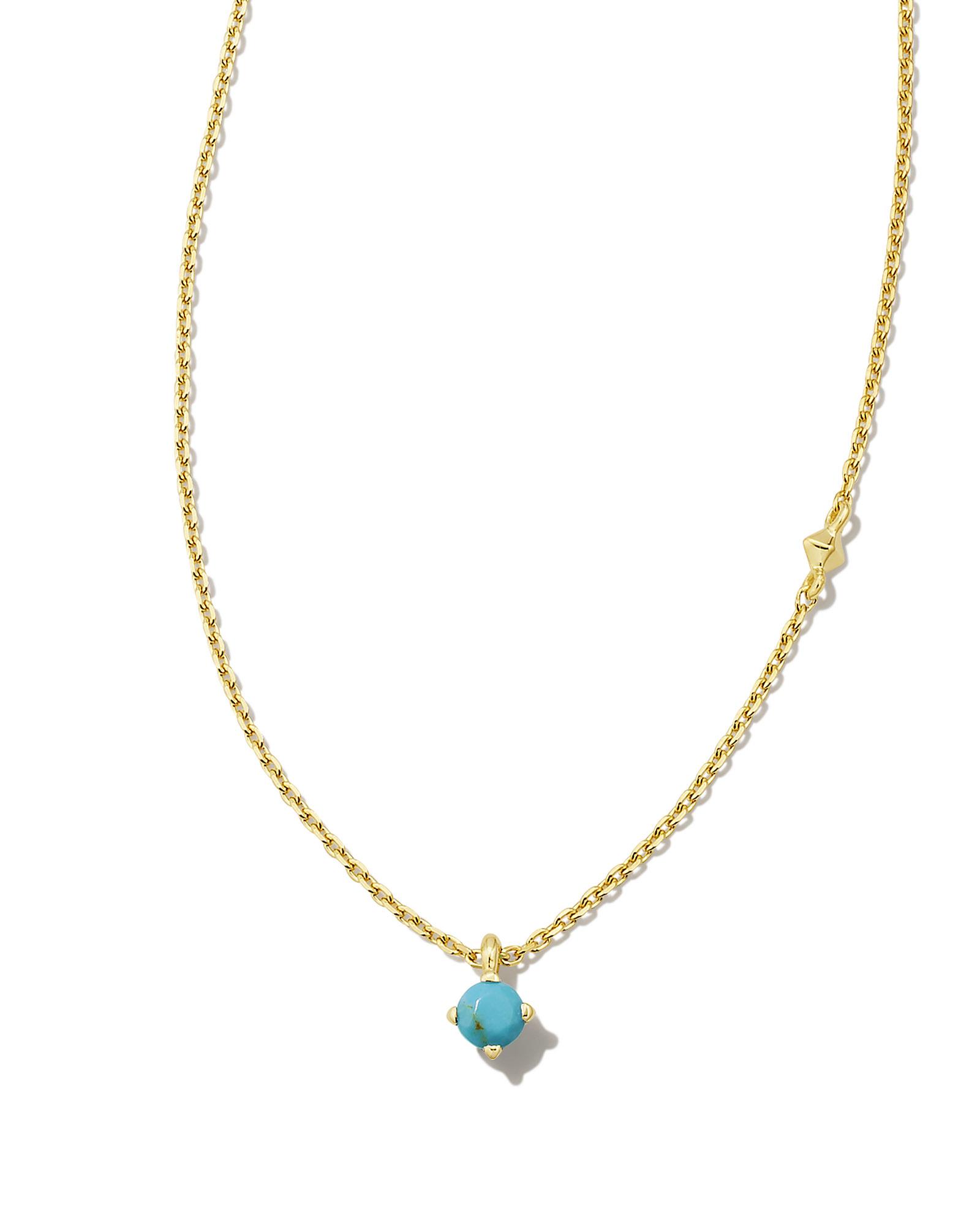 Kendra Scott Maisie 18k Gold Vermeil Pendant Necklace in | Turquoise