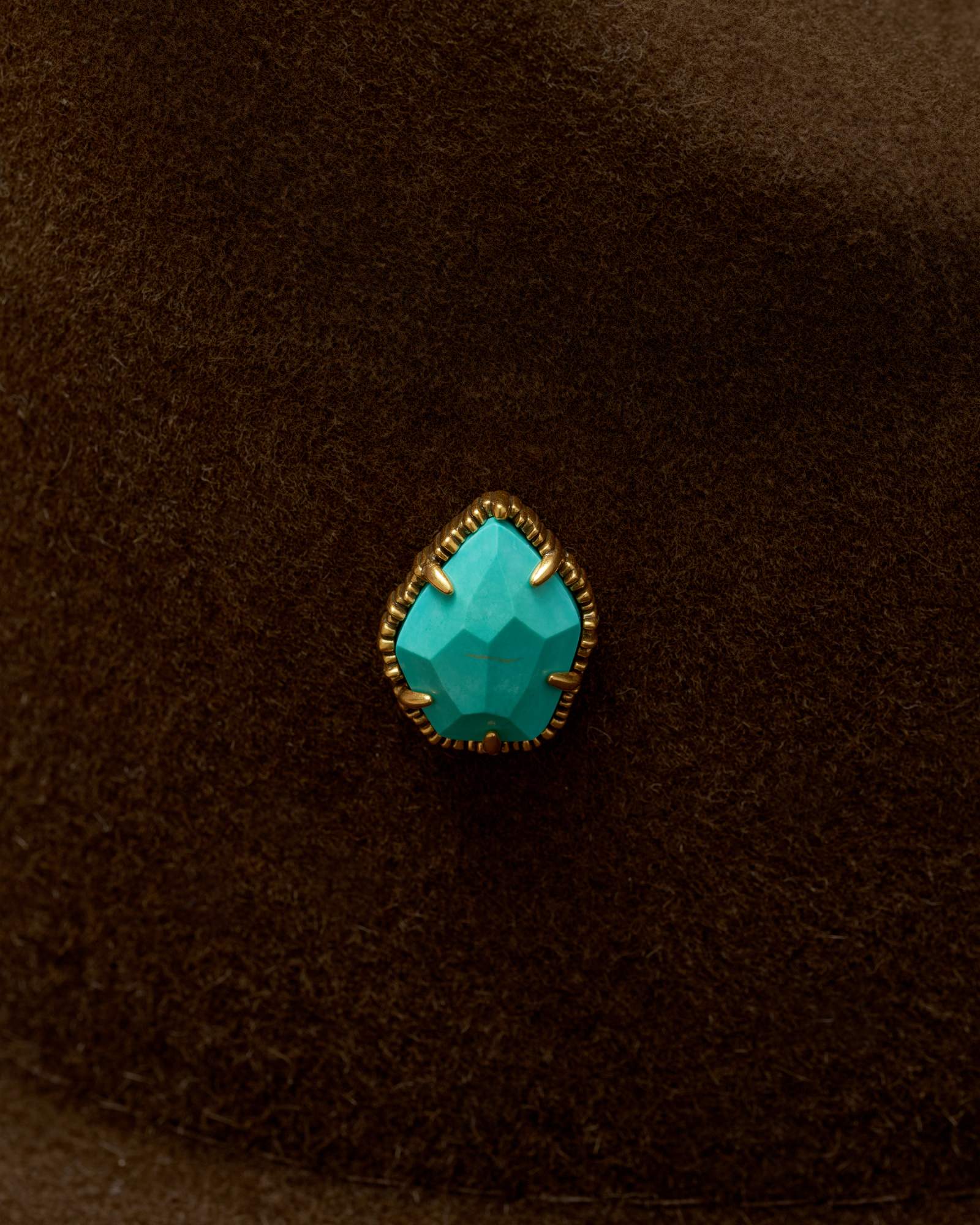 Kendra Scott Tessa Vintage Gold Hat Pin | Turquoise