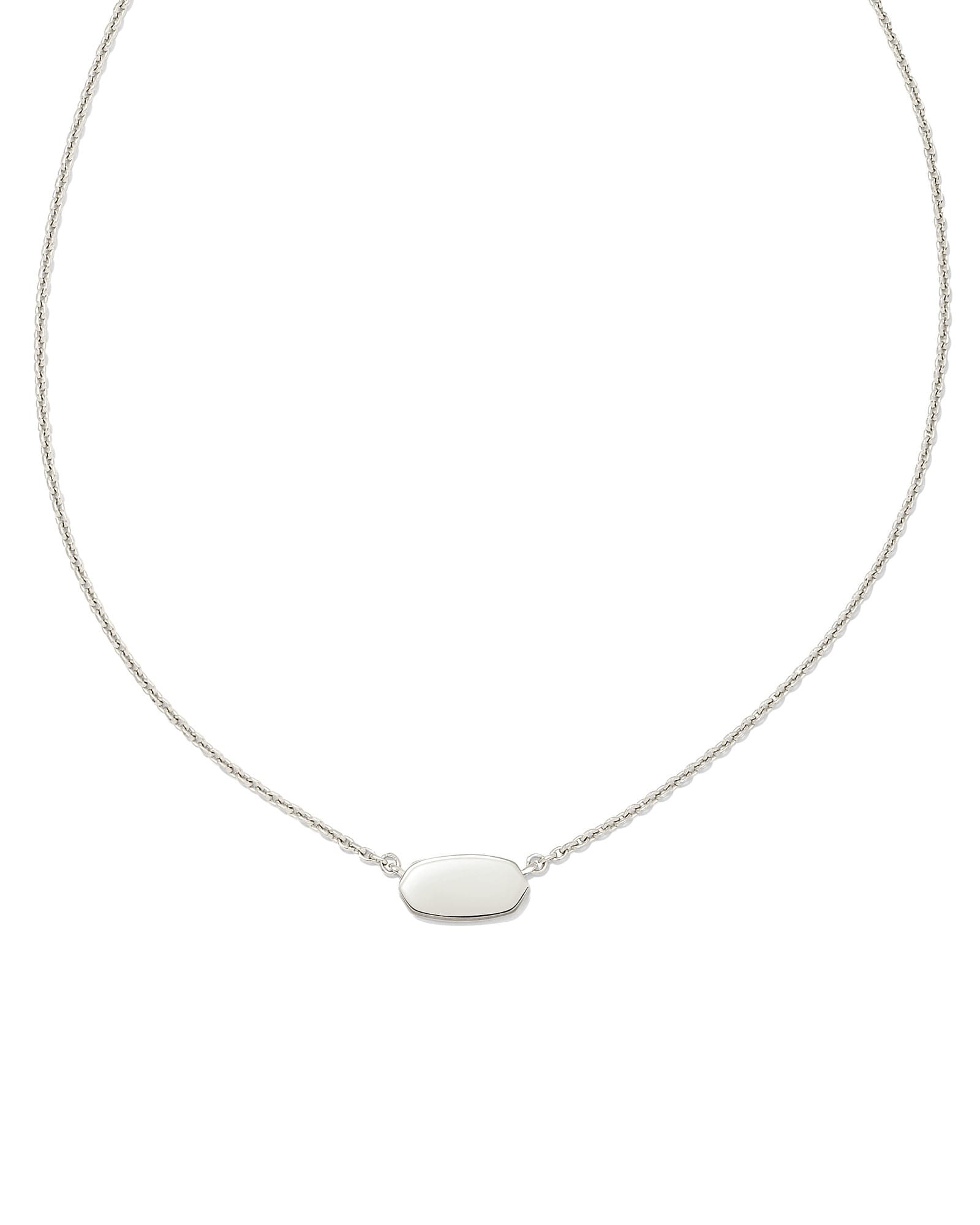 Kendra Scott Mommy & Me Youth Fern Short Pendant Necklace in | Sterling Silver