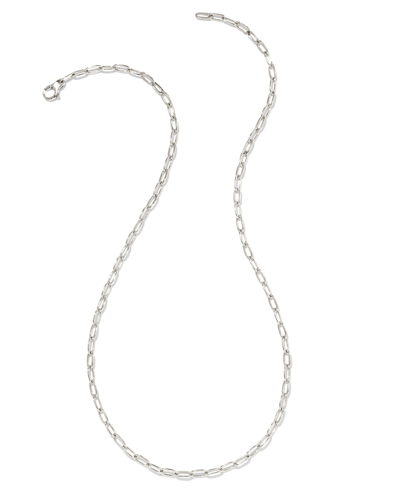 Kendra Scott Small Paperclip Chain Necklace in | Sterling Silver