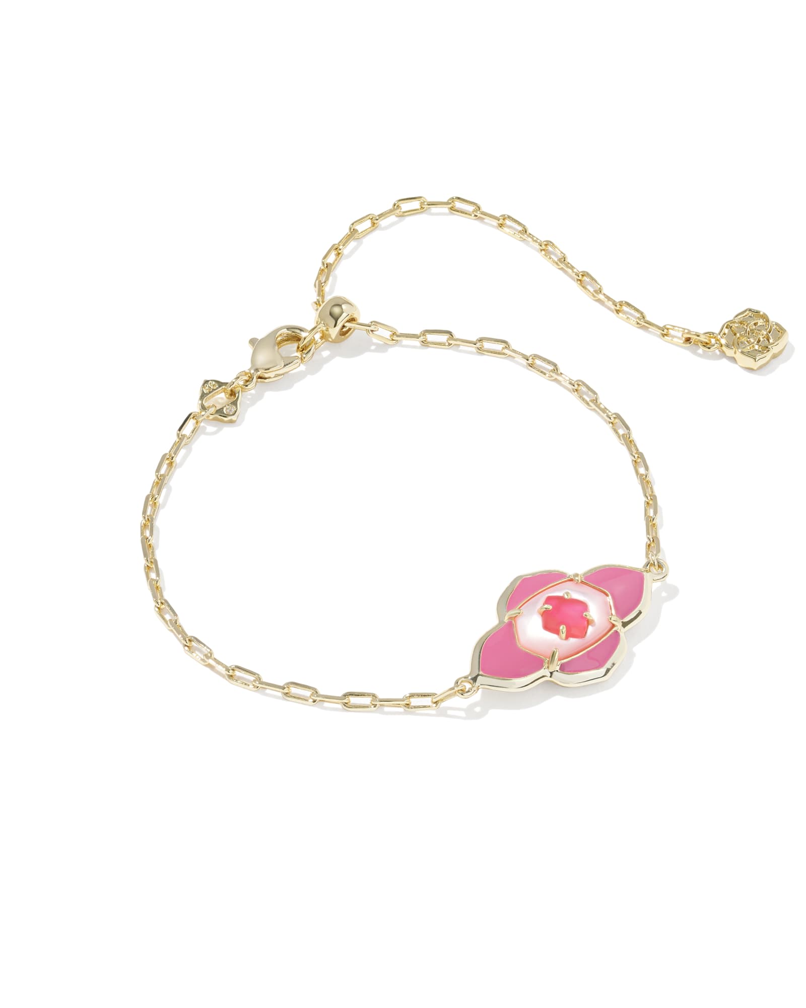 Kendra Scott Abbie Medallion Gold Delicate Chain Bracelet | Mix