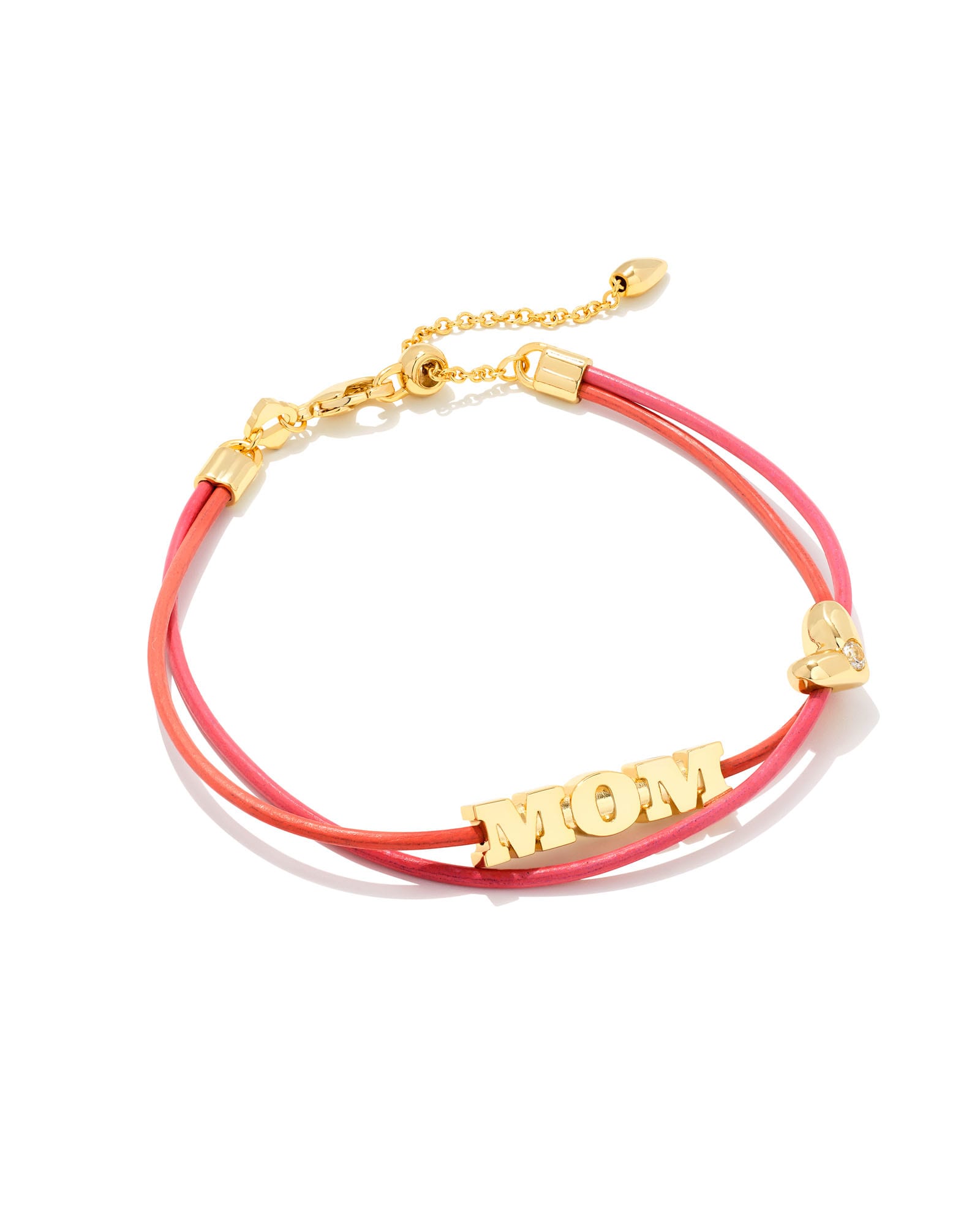 Kendra Scott Mom Gold Friendship Bracelet in Pink Mix | Mixed Materials