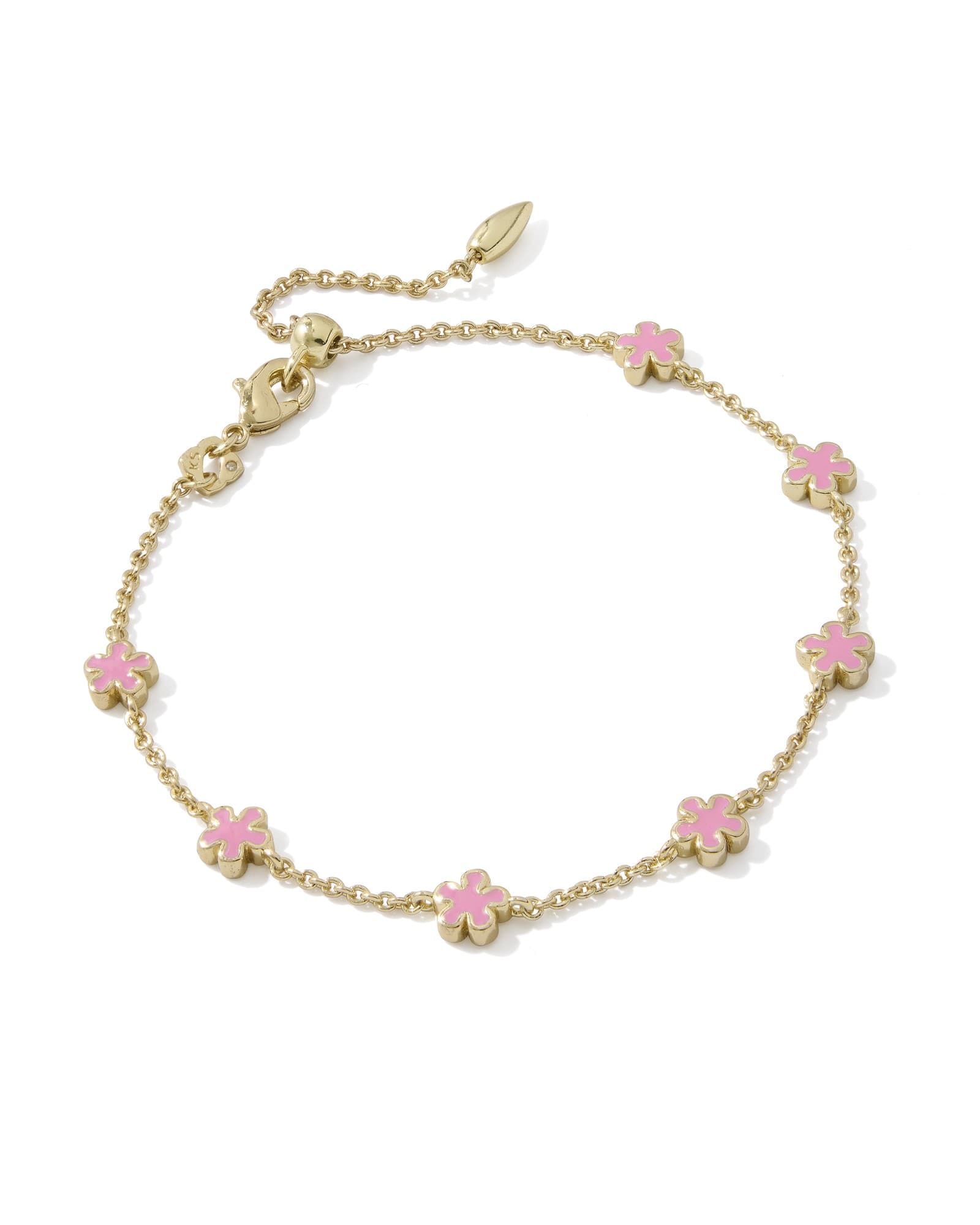 Kendra Scott Jane Gold Delicate Chain Bracelet | Enamel