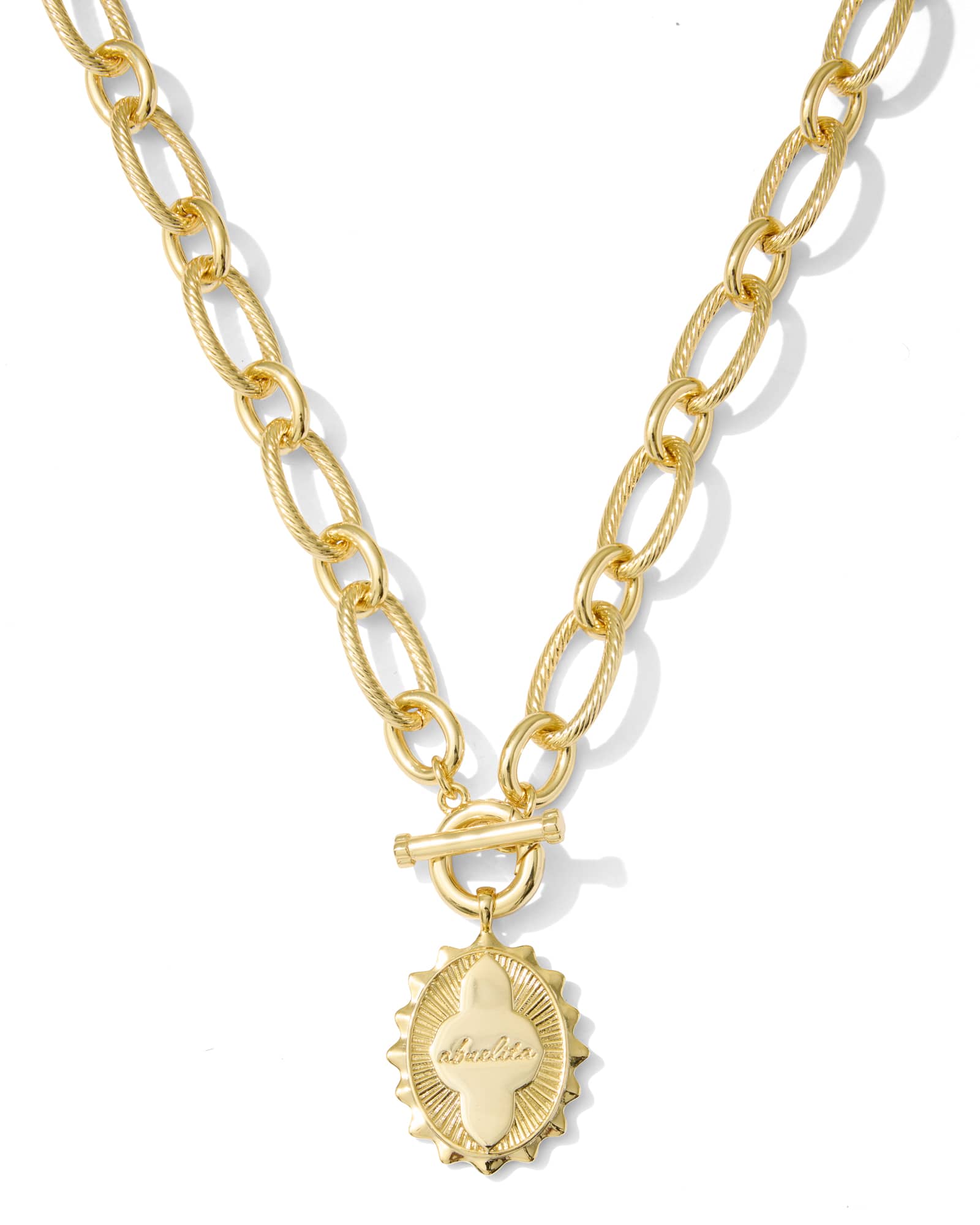 Kendra Scott Abuelita Gold Link and Chain Necklace | Metal