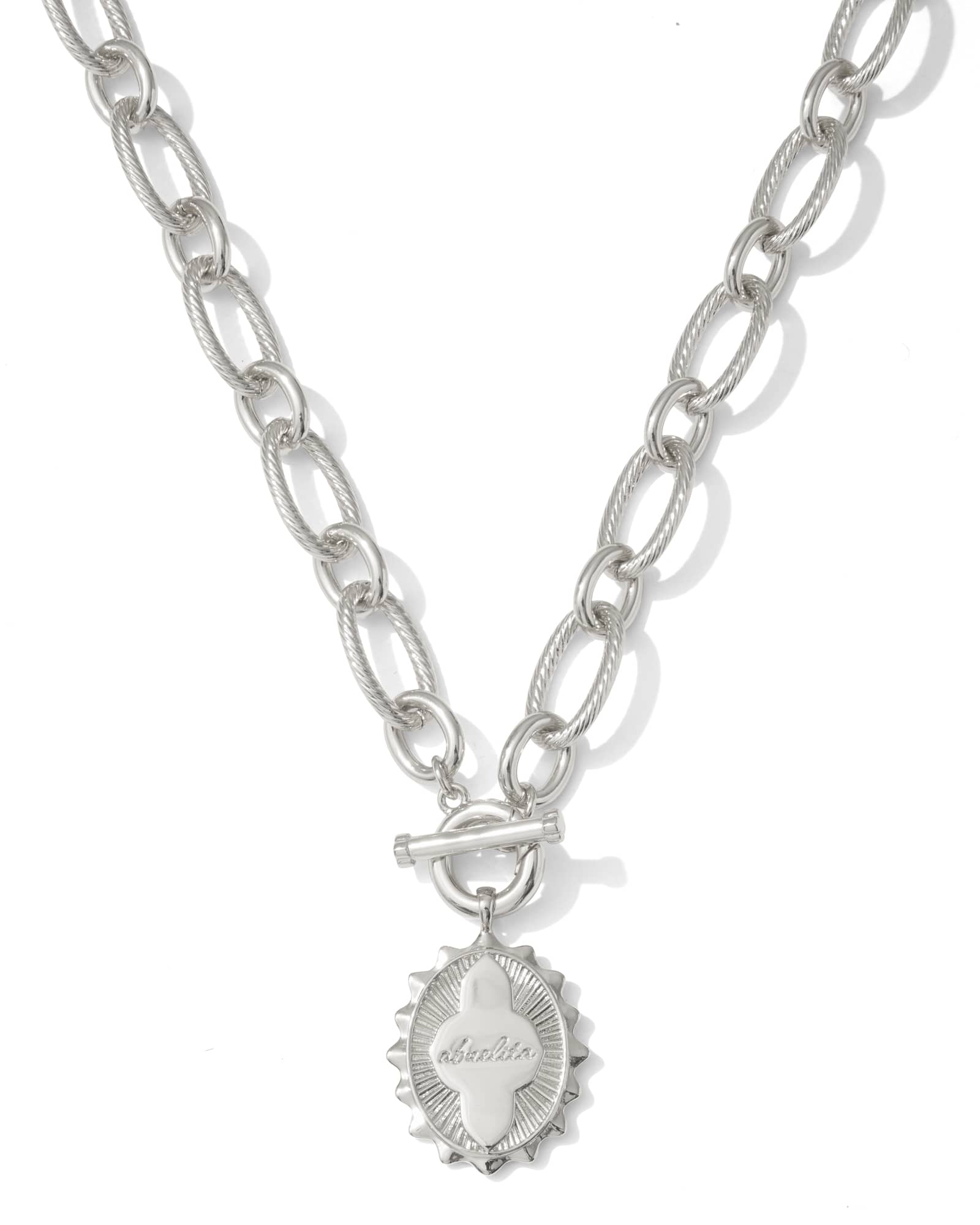 Kendra Scott Abuelita Silver Link and Chain Necklace | Metal
