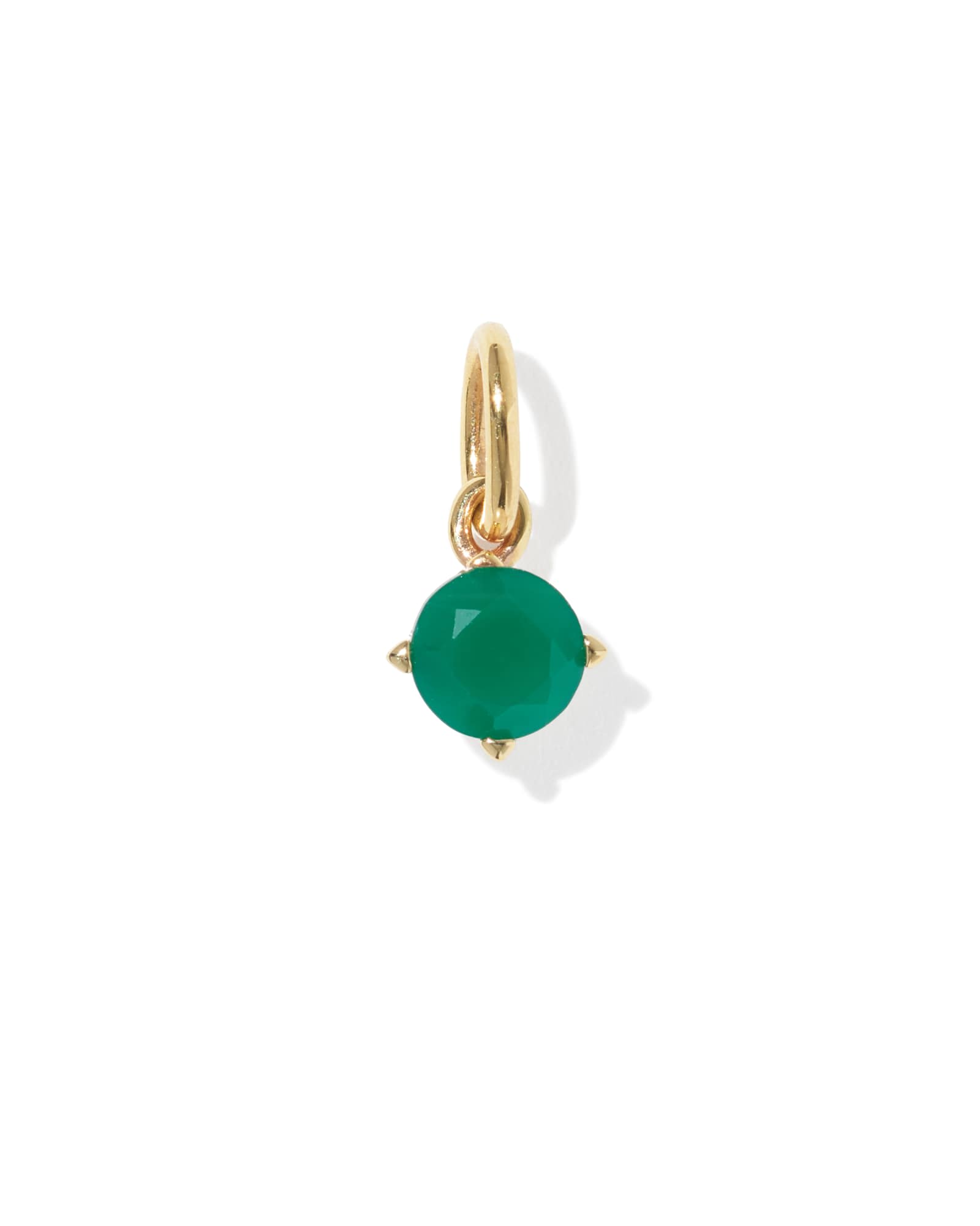 Kendra Scott Maisie 18k Gold Vermeil May Birthstone Charm | Onyx