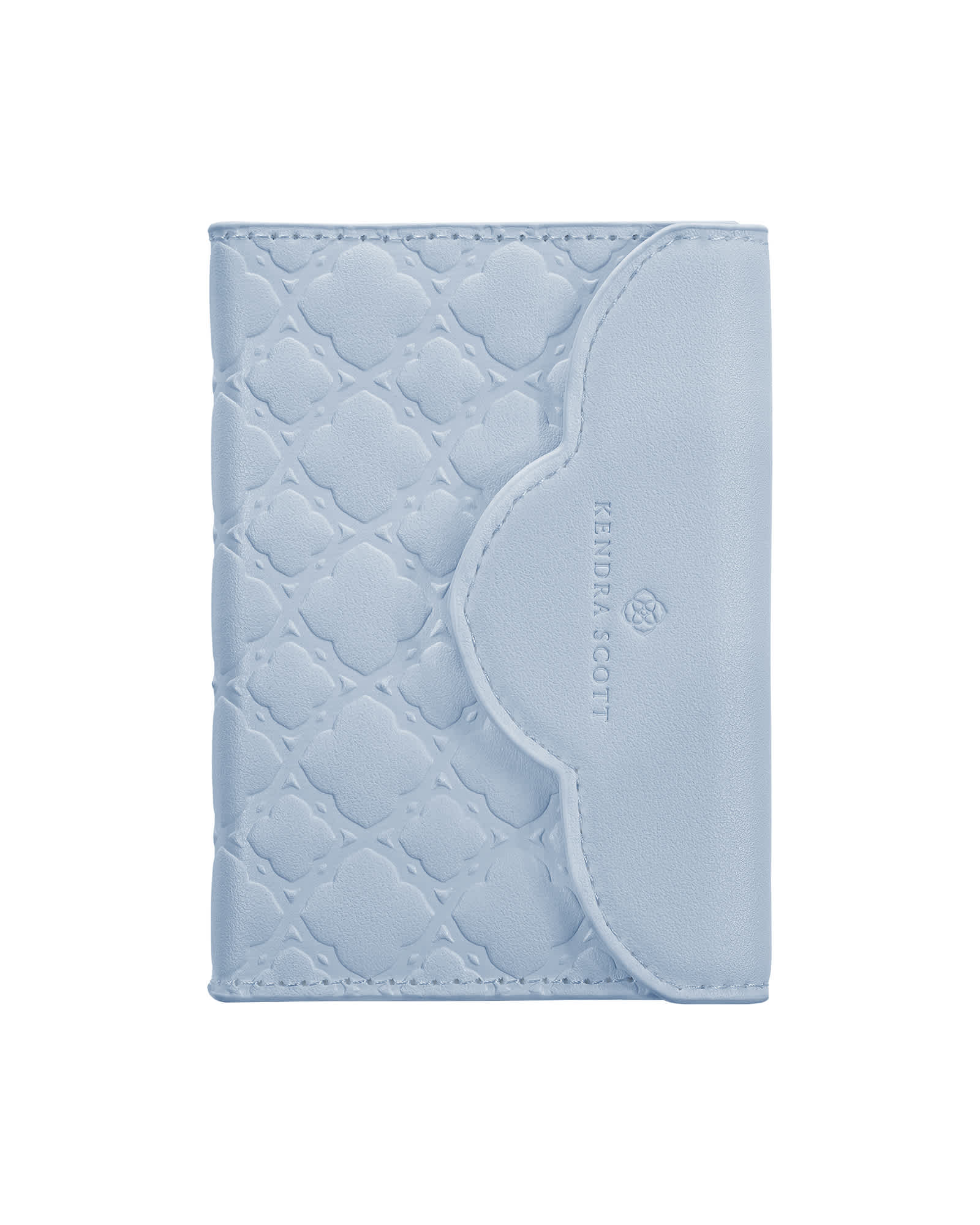 Magnetic Blue Trifold Wallet