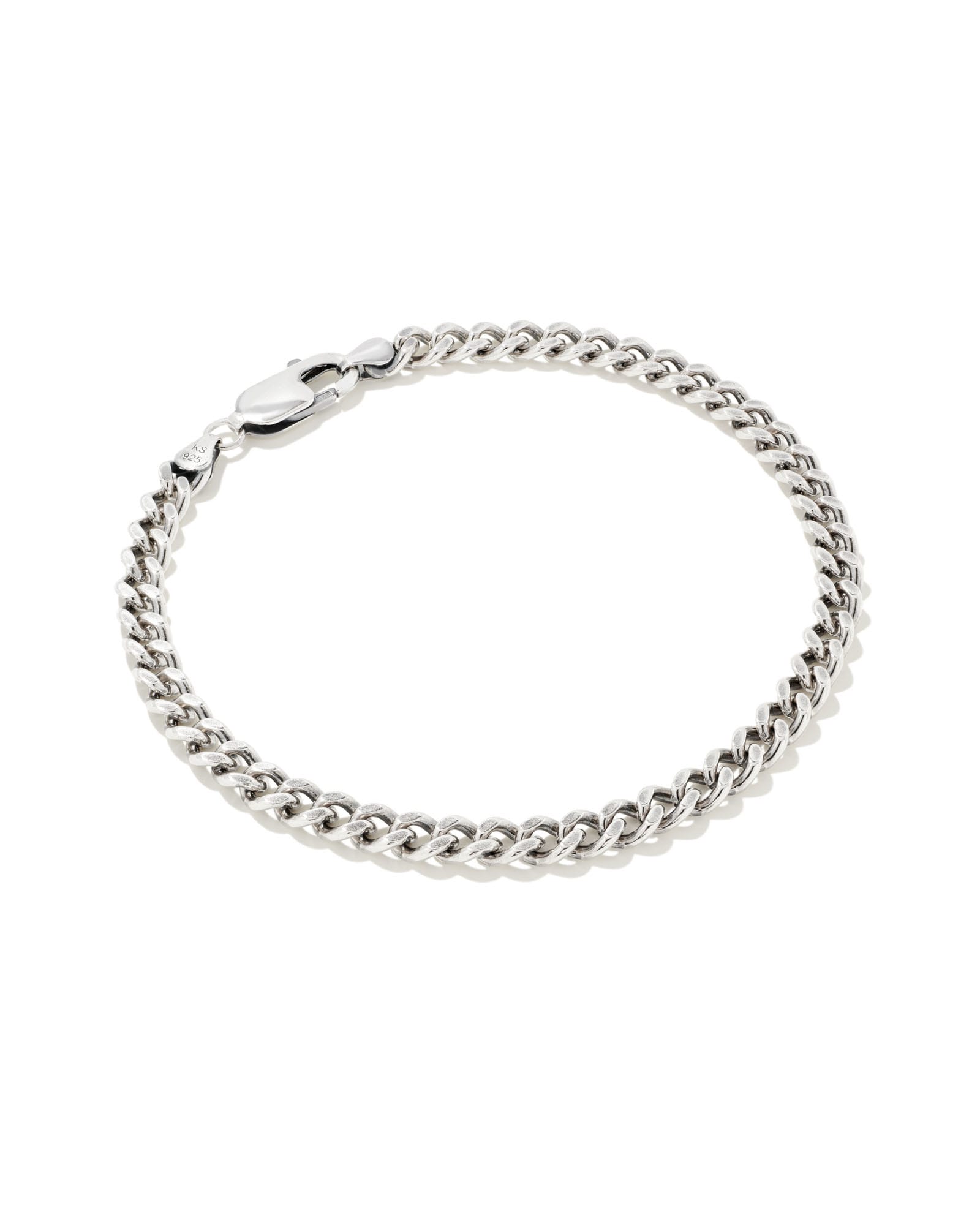 Kendra Scott Curb Chain Bracelet in Oxidized Sterling Silver | Metal