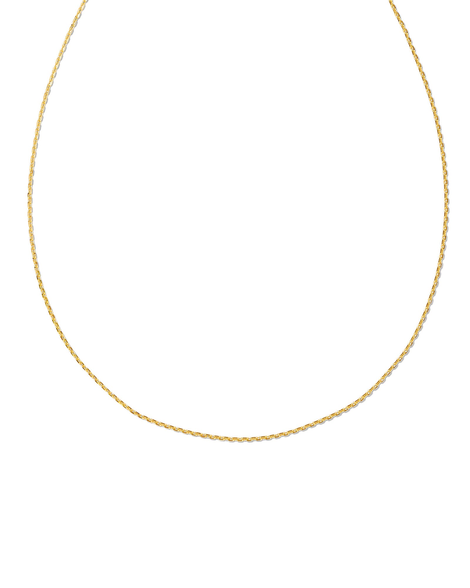 Kendra Scott 22 Inch Thin Chain Necklace in 18k Gold Vermeil | Sterling Silver