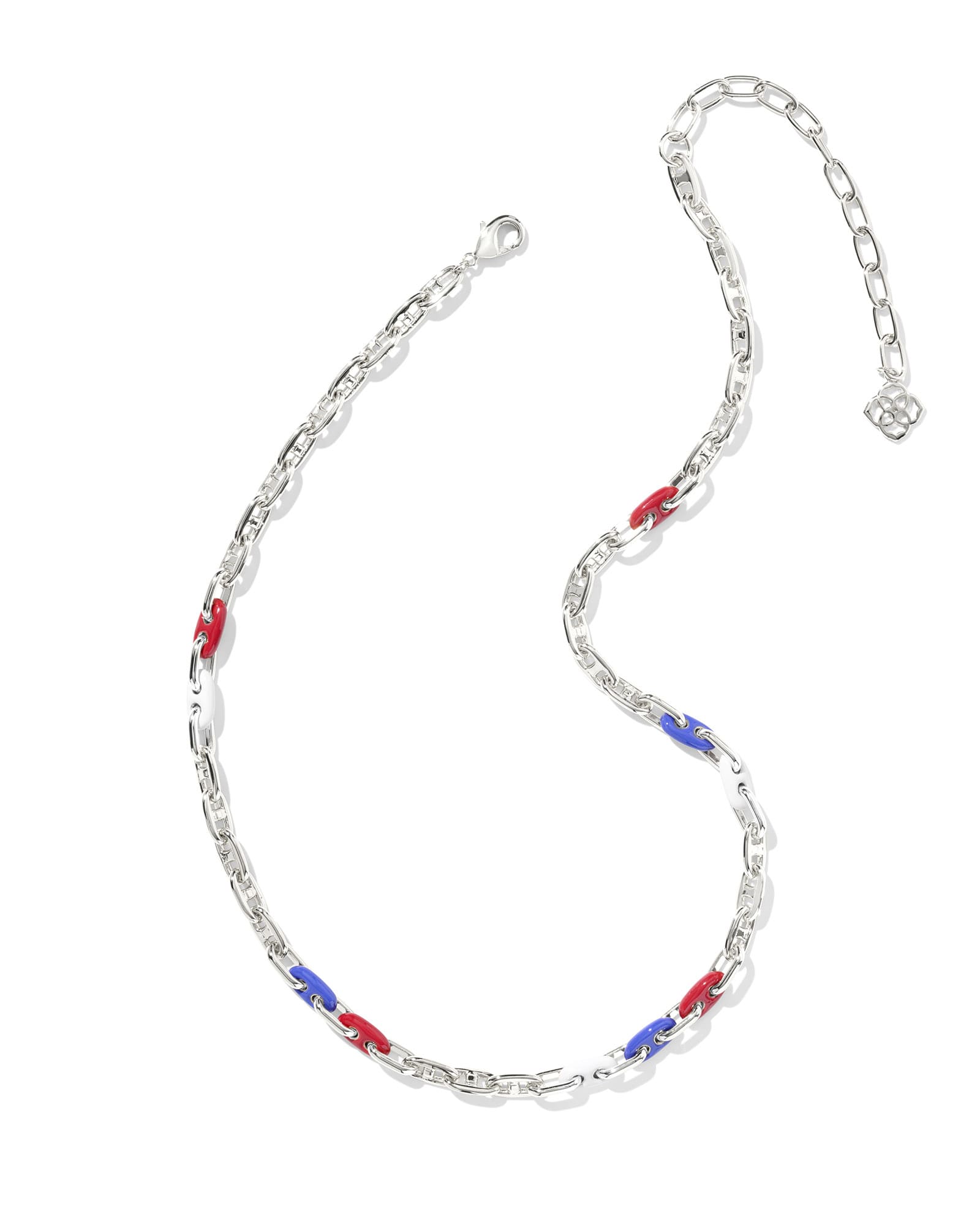 Kendra-Scott-Bailey-Chain-Necklace-Rhodium-Red-White-Blue-Mix-01