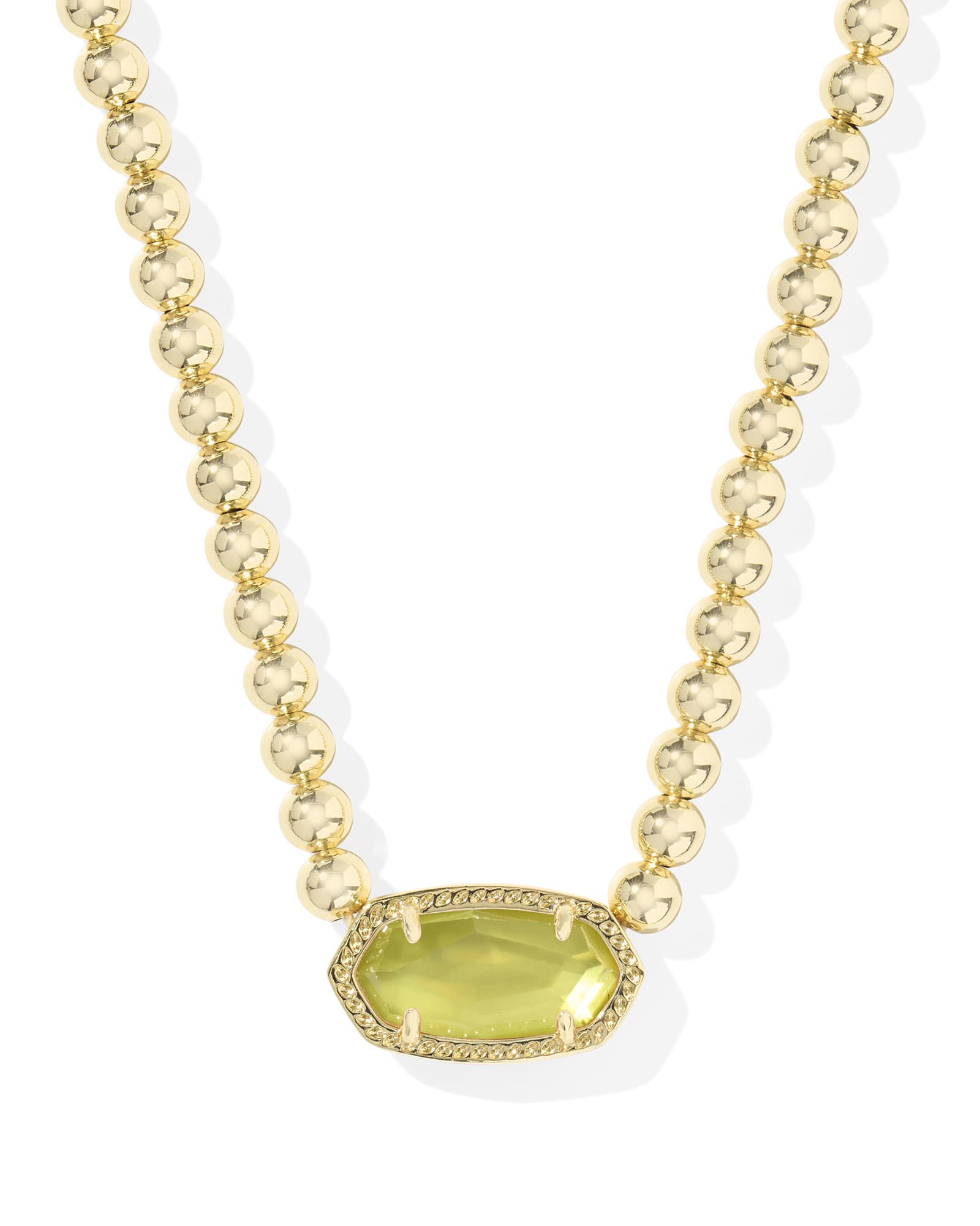 Kendra-Scott-Elisa-Beaded-Necklace-Gold-Chartreuse-Green-Mother-Of-Pearl-00