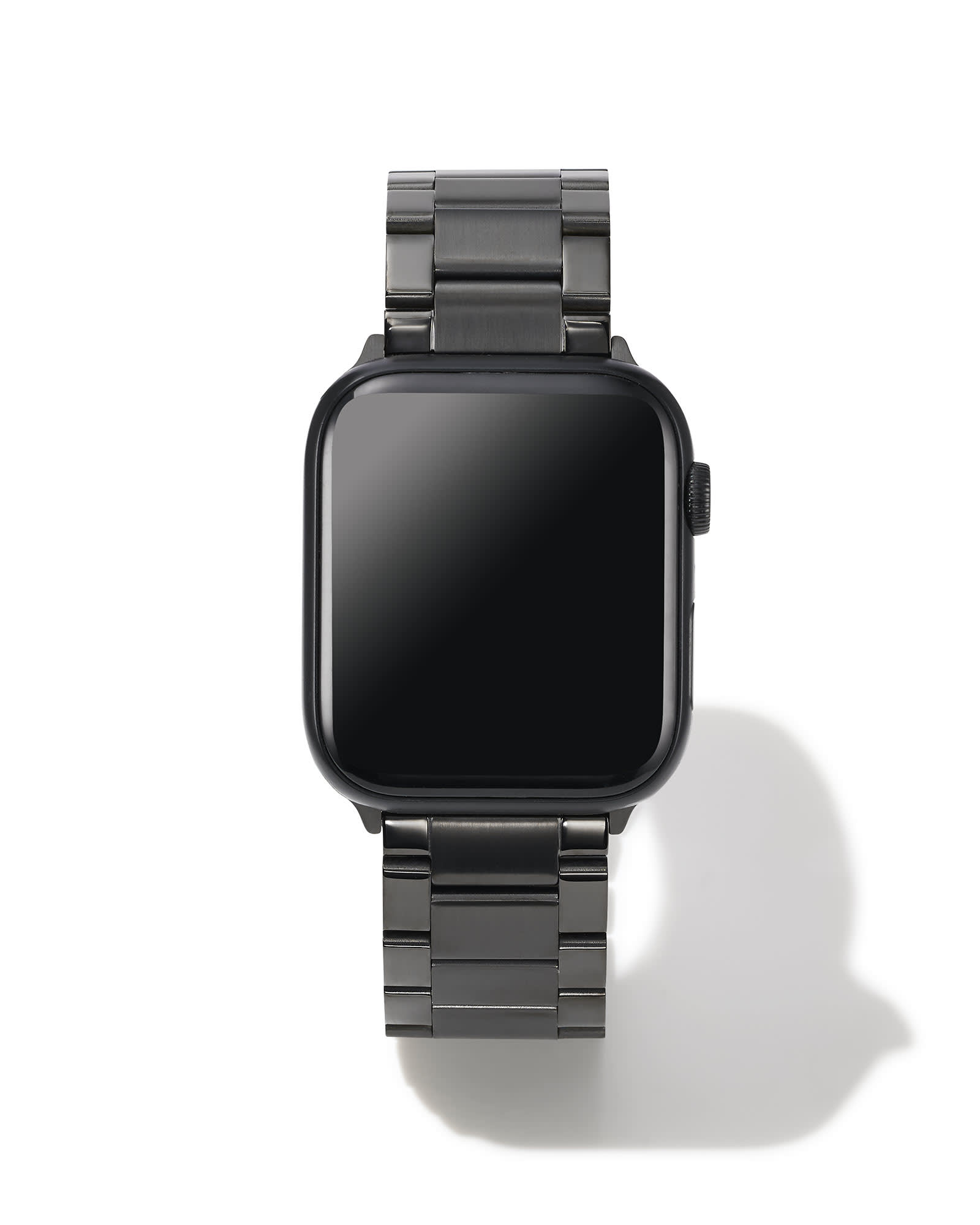 Kendra Scott Weston 3 Link Watch Band in Black Tone Stainless Steel | Metal