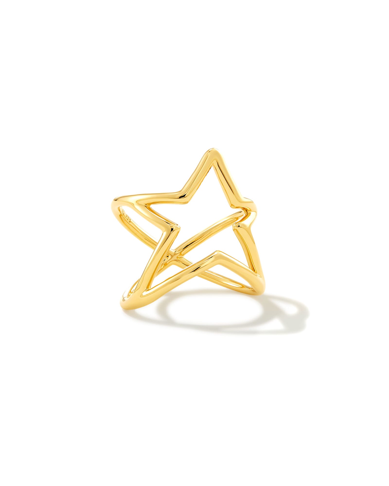 Kendra Scott Open Star Statement Ring in 18k Gold Vermeil | Sterling Silver