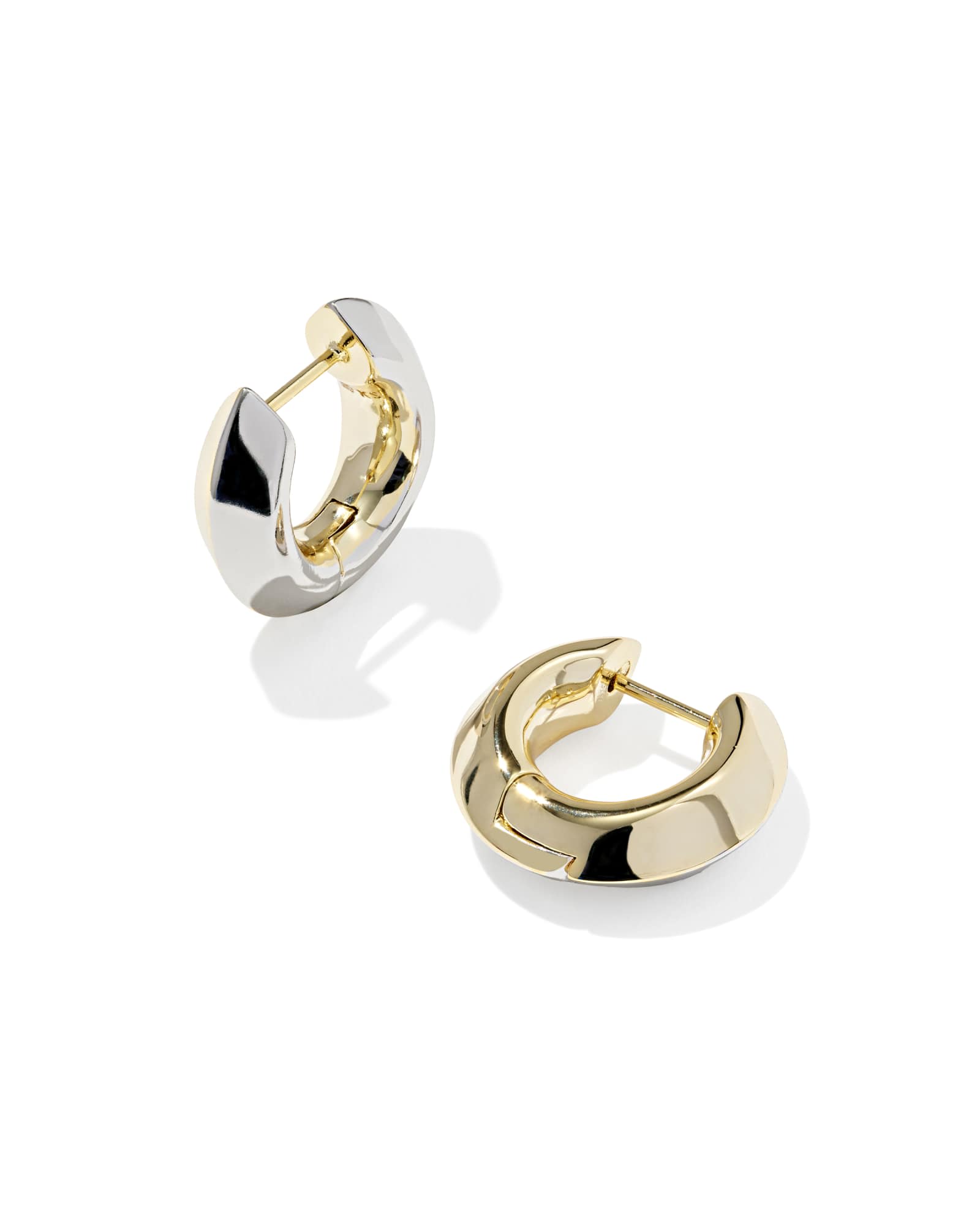 Kendra Scott Mikki Mixed Huggie Earrings | Metal