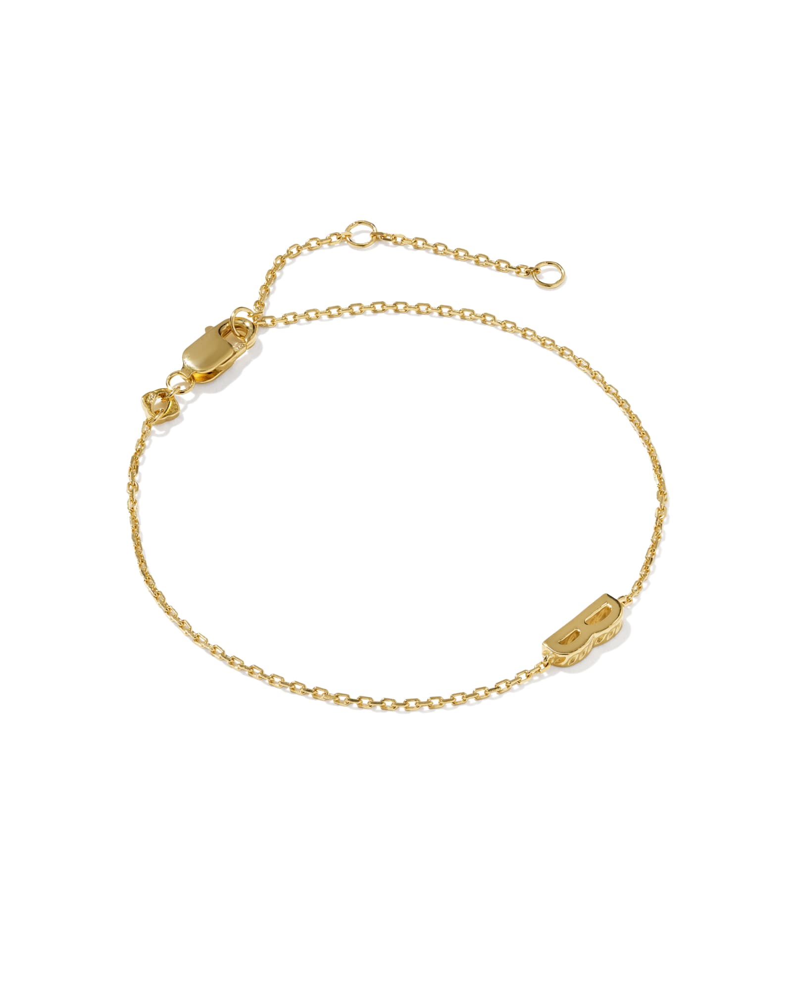 Kendra Scott Letter B 18k Gold Vermeil Initial Bracelet | Metal