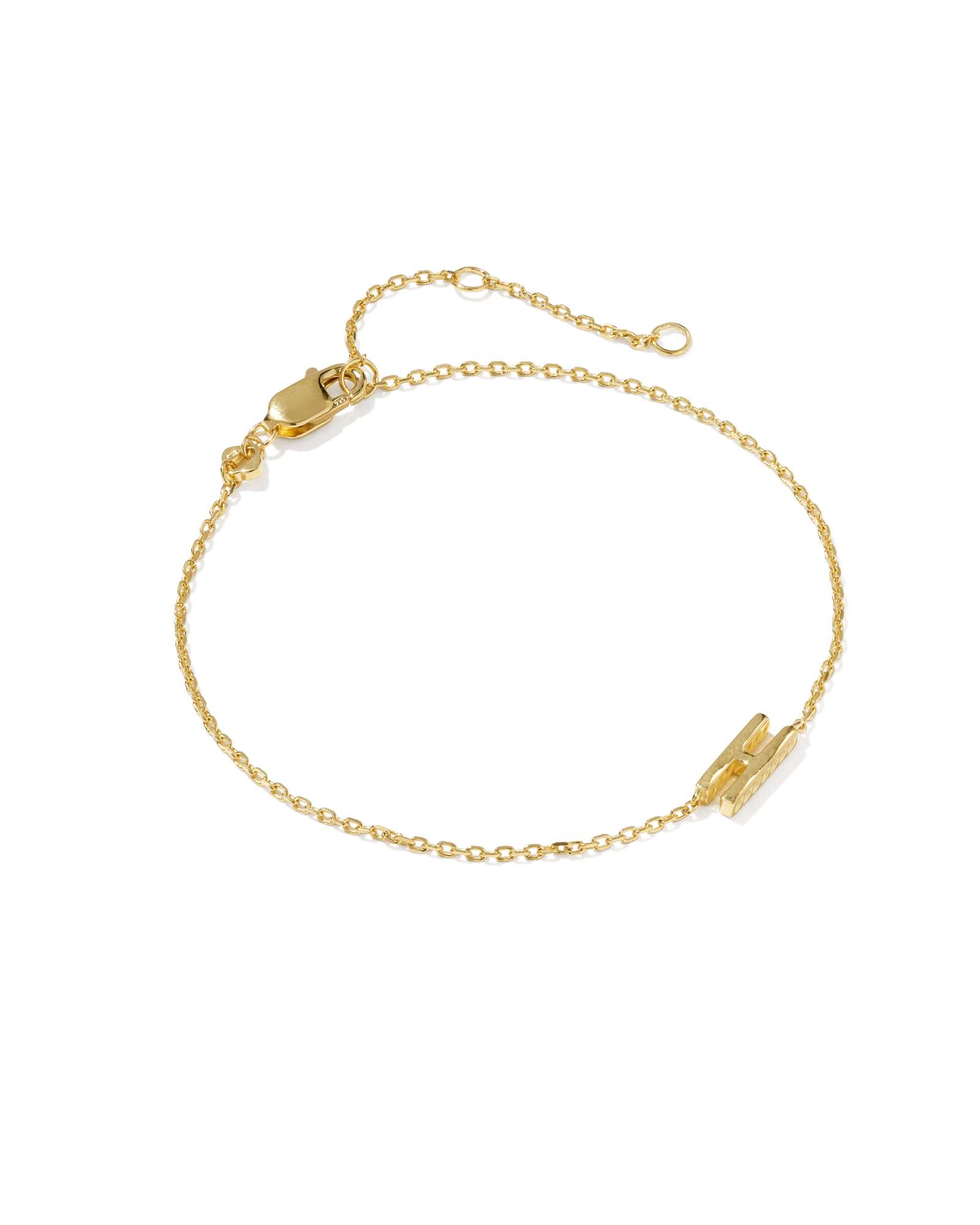 Kendra Scott Letter H 18k Gold Vermeil Initial Bracelet | Metal