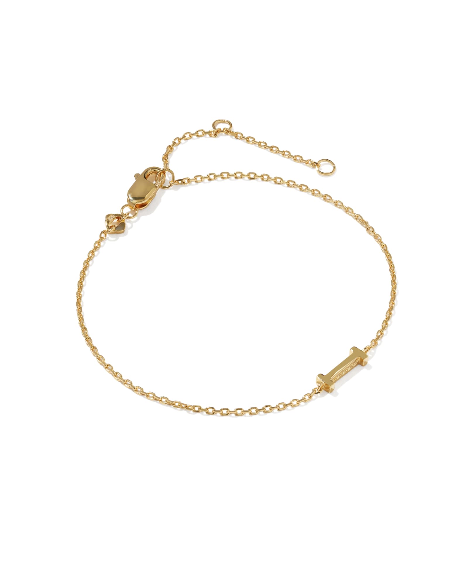 Kendra Scott Letter I 18k Gold Vermeil Initial Bracelet | Metal