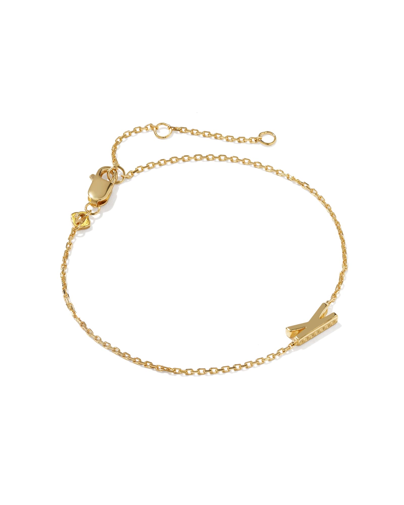 Kendra Scott Letter K 18k Gold Vermeil Initial Bracelet | Metal