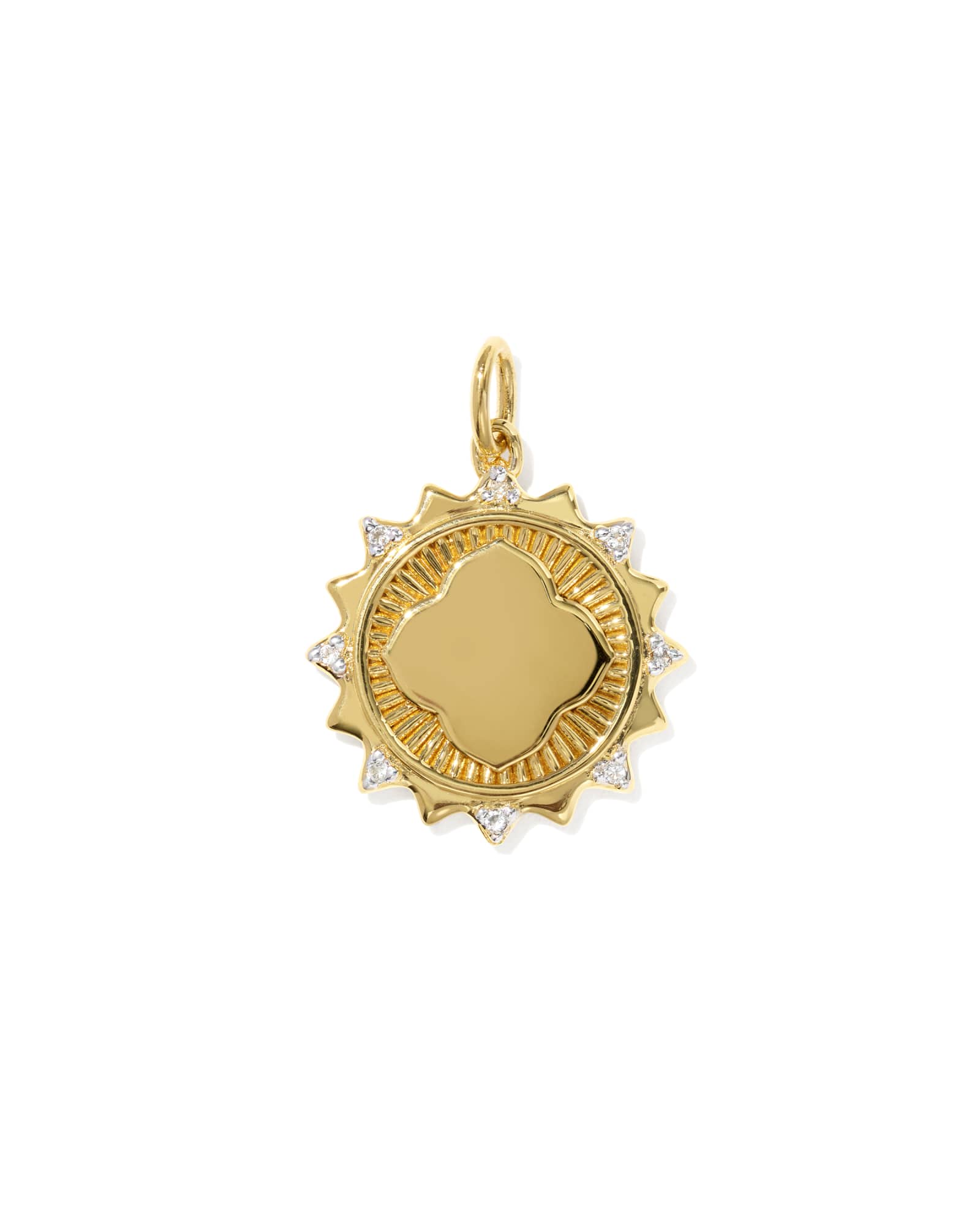 Dira Sun 18k Gold Vermeil Metal Charm