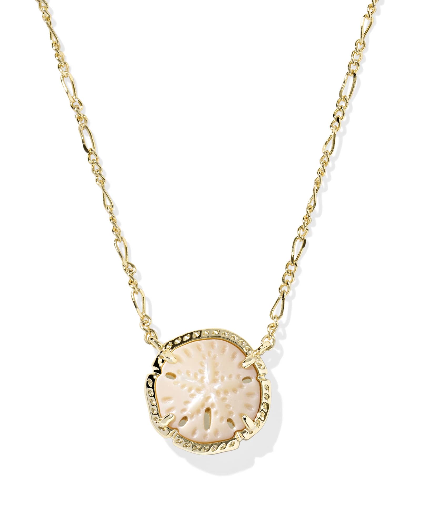 Elisa Gold Pendant Necklace in Azalea Illusion