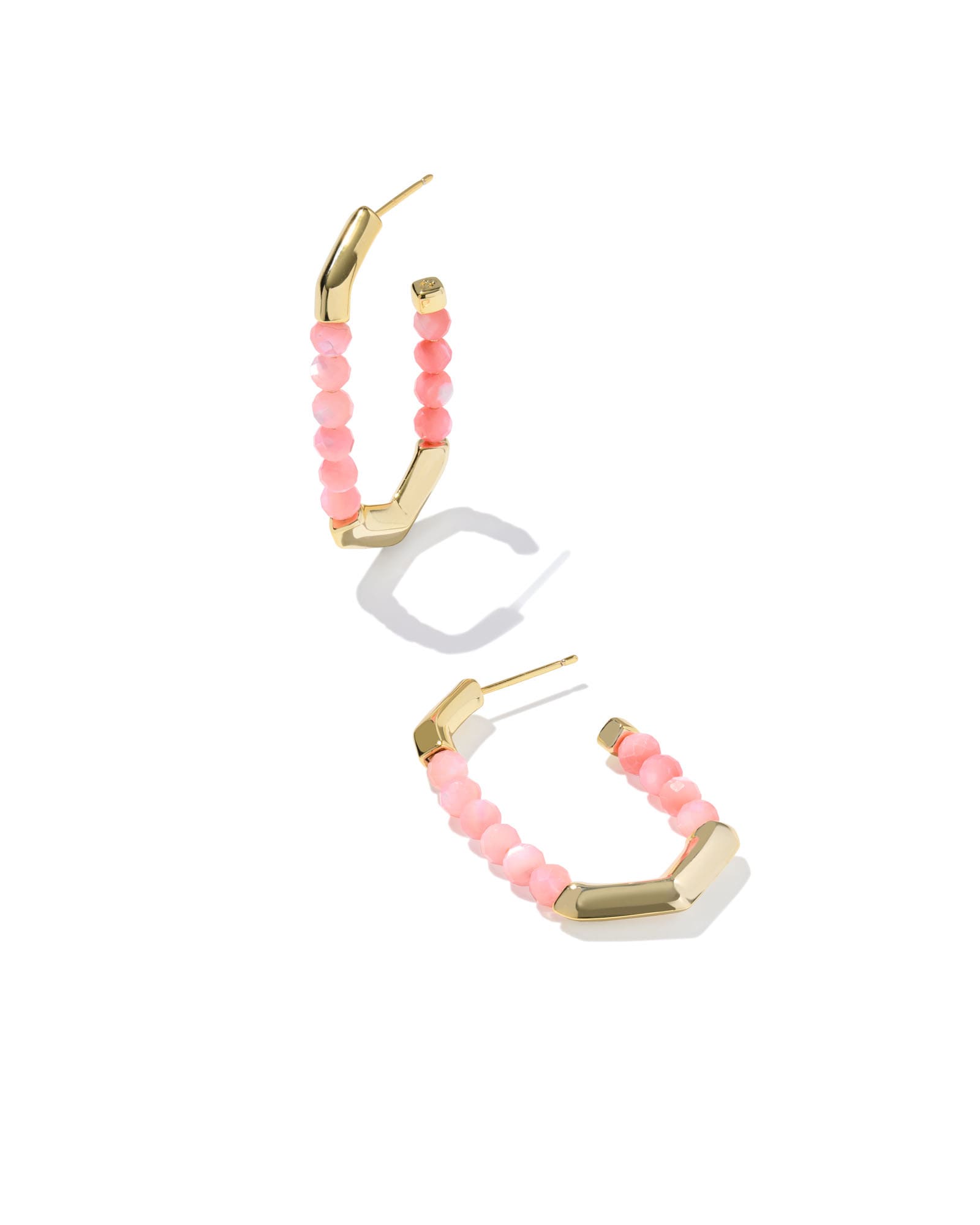 Kendra-Scott-Sylvia-Hoop-Earrings-Gold-Pink-Chalcedony-00