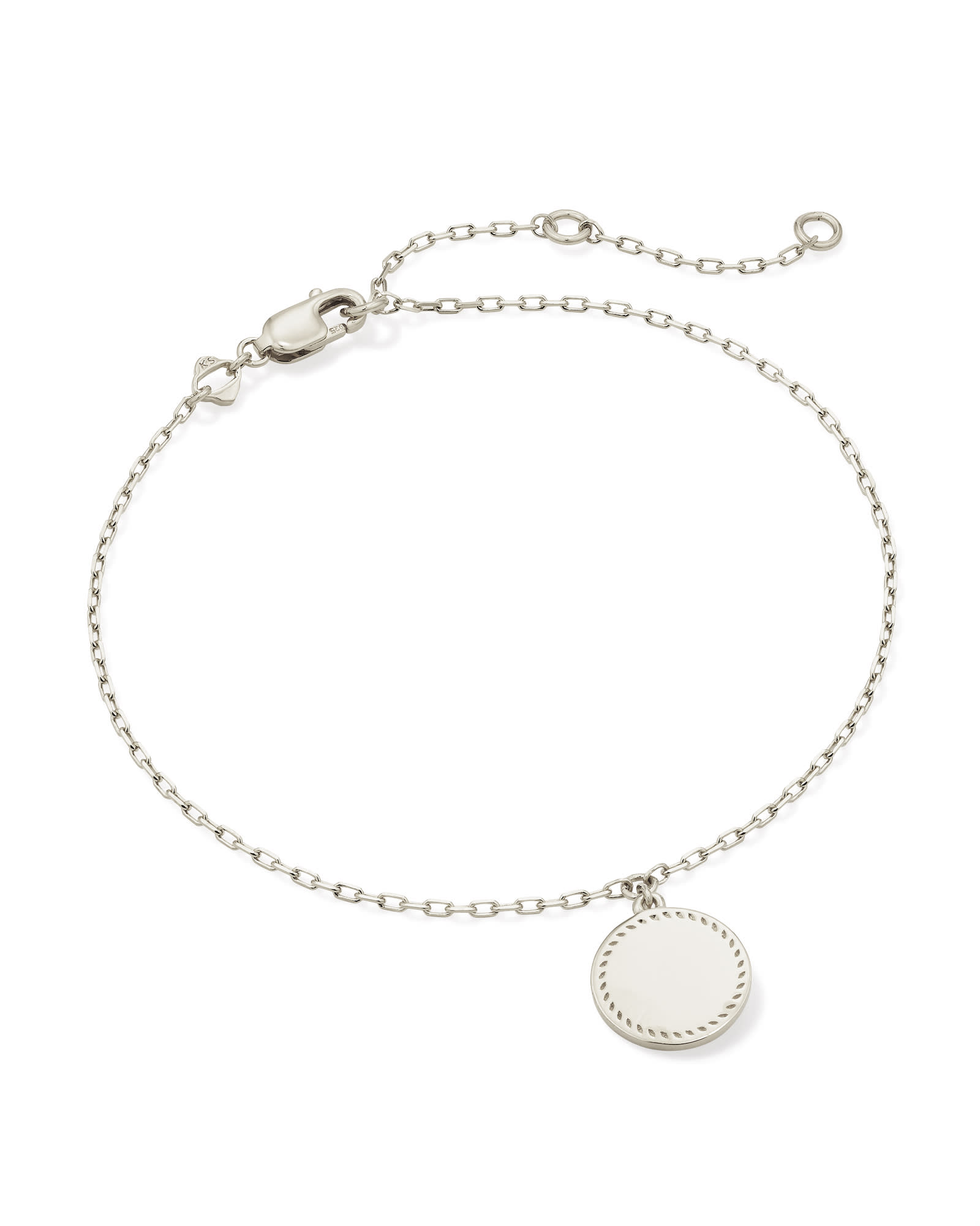 Kendra Scott Small Aubree Delicate Chain Bracelet in Sterling Silver | Metal