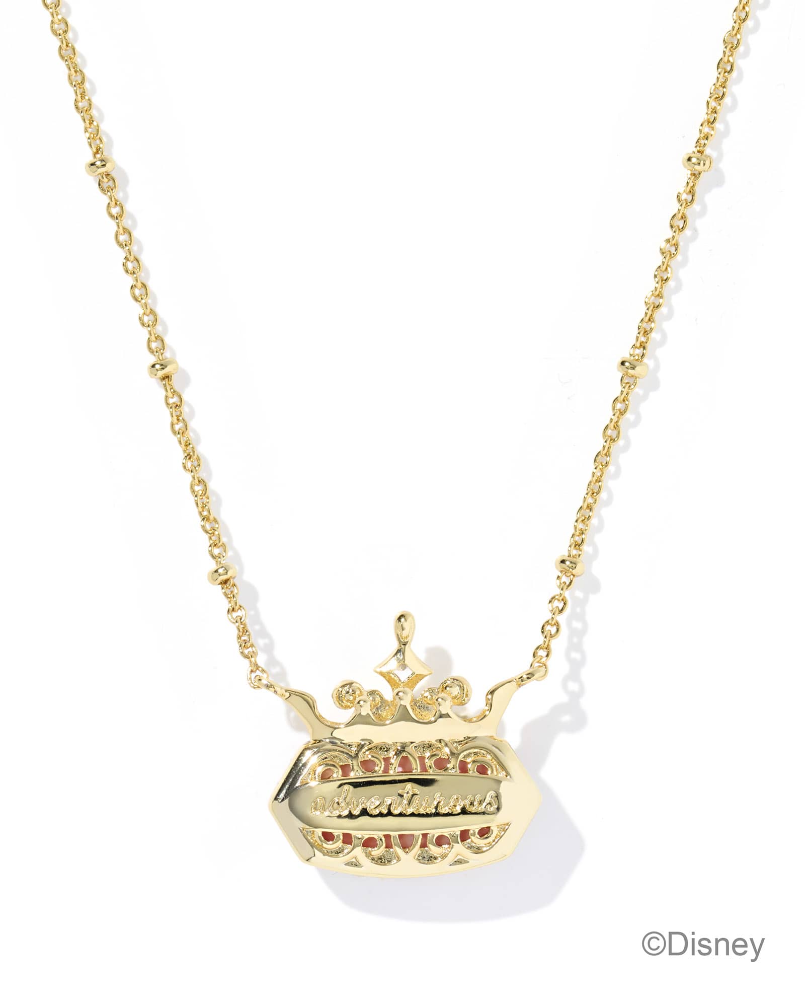 Kendra-Scott-Disney-Elisa-Princess-Short-Pendant-Necklace-Gold-Dark-Peach-Mother-Of-Pearl-01