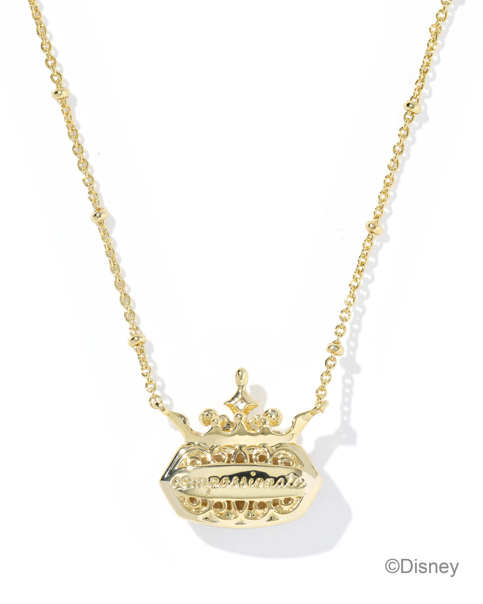 Kendra-Scott-Disney-Elisa-Princess-Short-Pendant-Necklace-Gold-Orange-Citrine-01