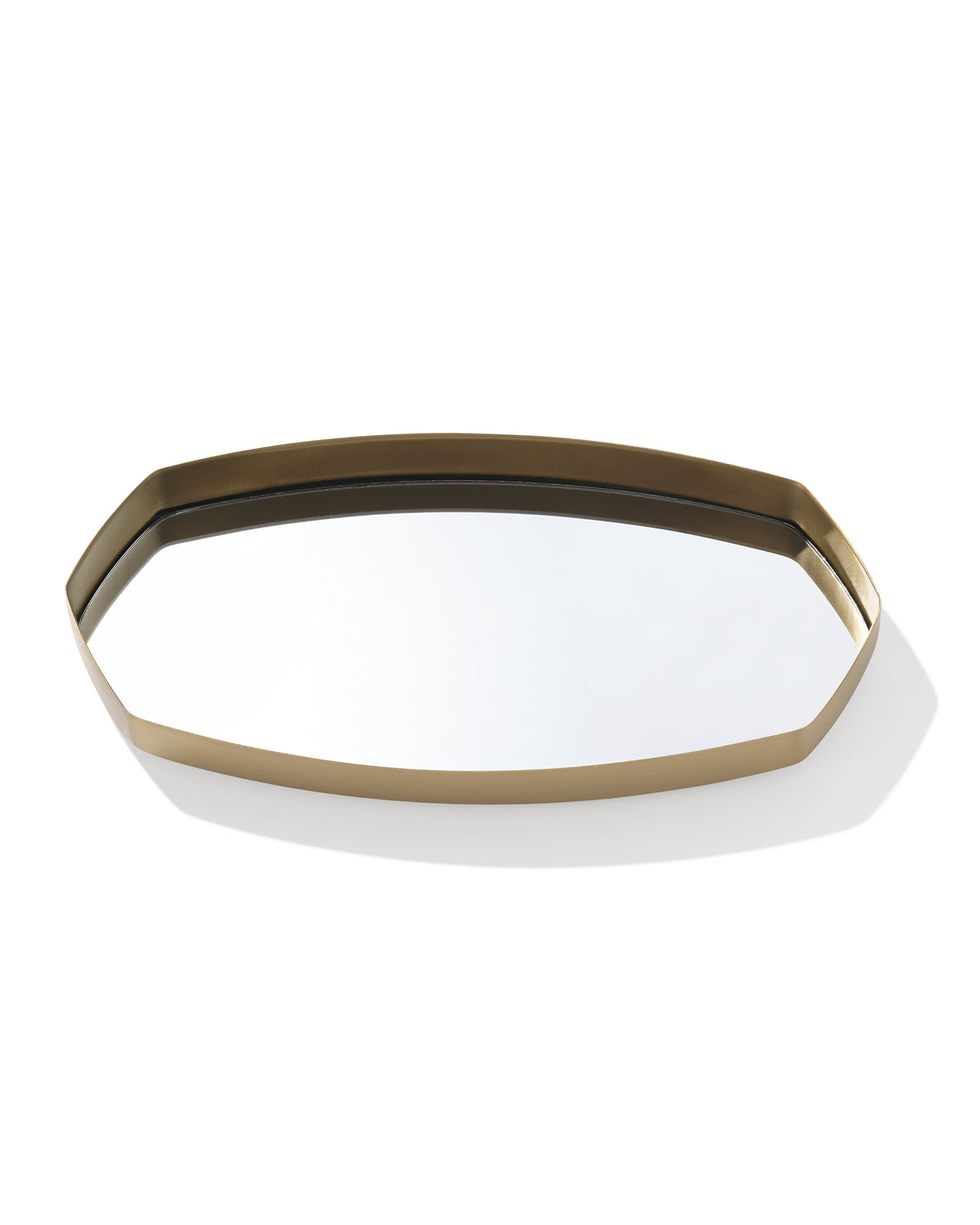 Kendra Scott Danielle Mirrored Countertop Tray in Gold | Metal