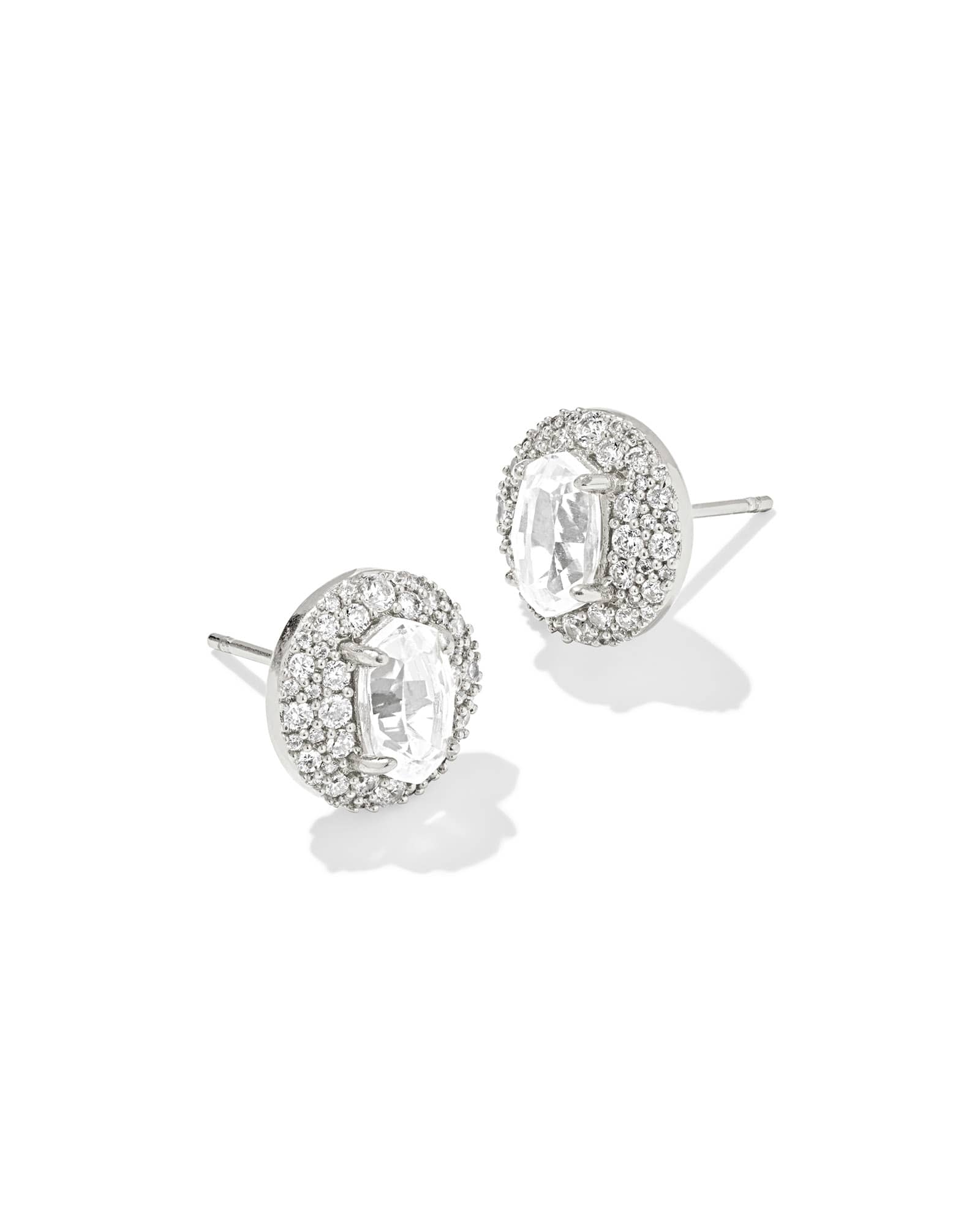 Bella Silver Stud Earrings