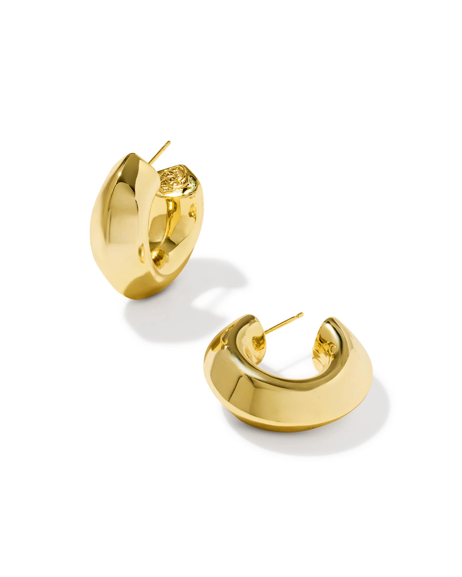 Kendra Scott Embry Gold Hoop Earrings | Metal