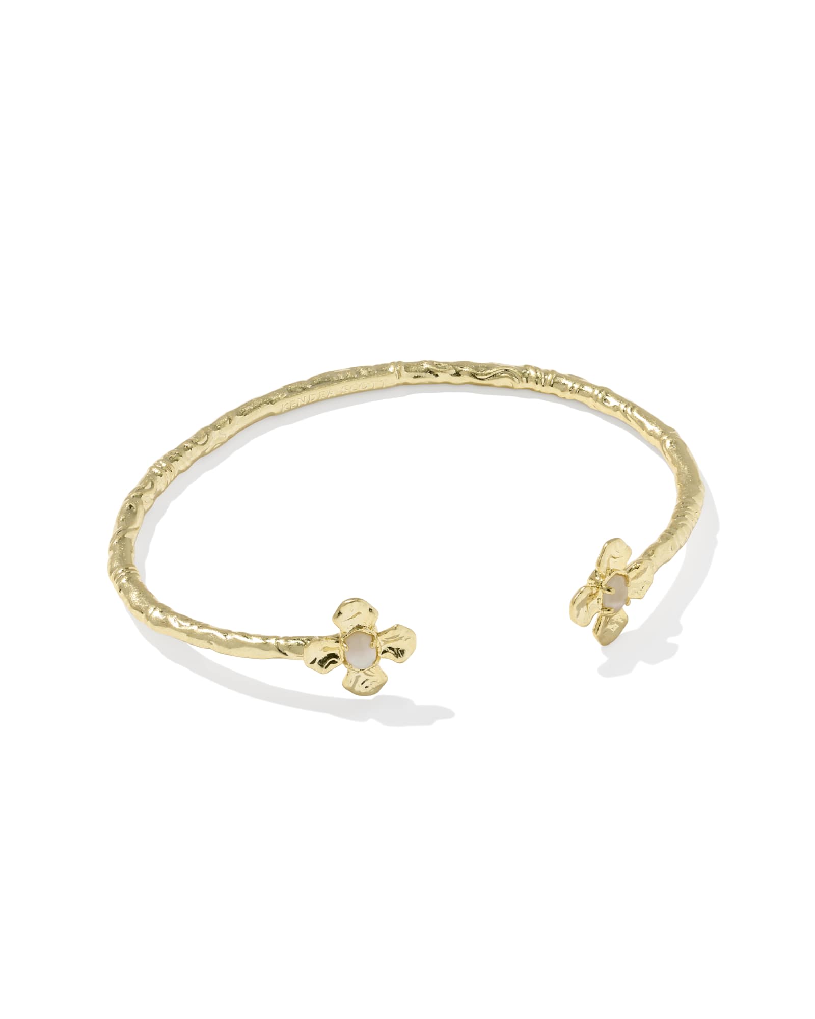 Kendra Scott Leanne Gold Cuff Bracelet | Mother Of Pearl/Metal