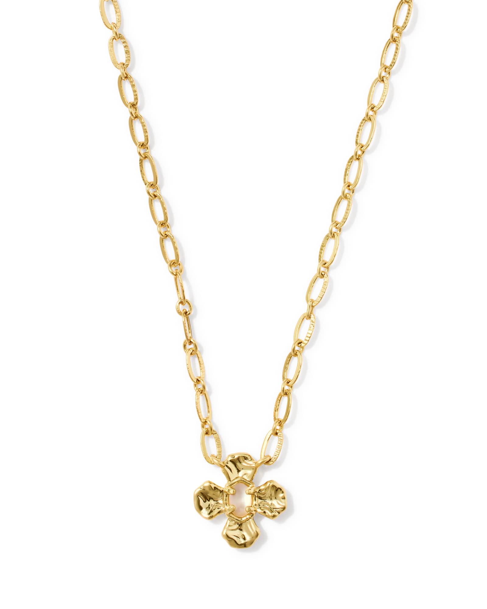 Leanne Gold Short Pendant Necklace